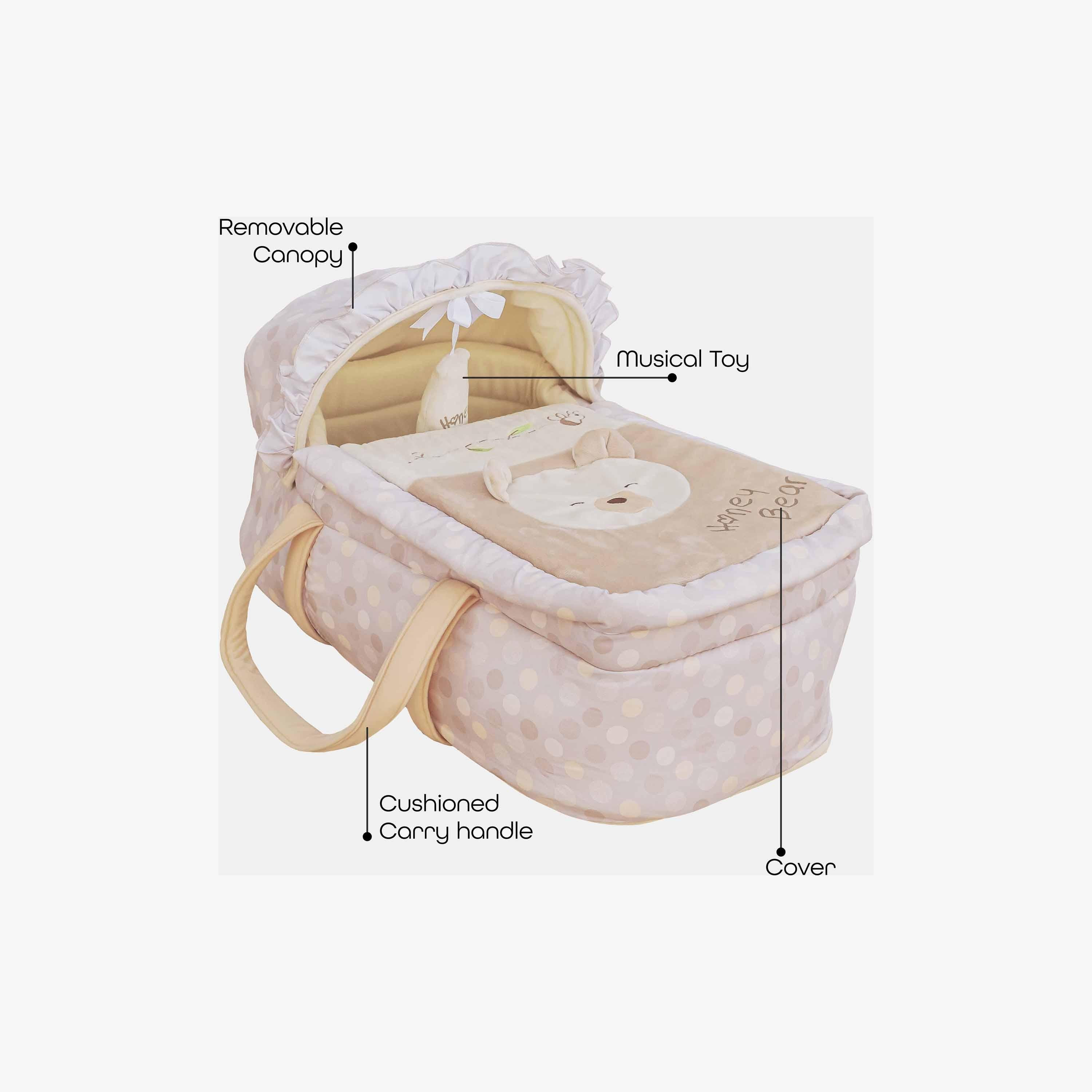 Moon Honey Bear Moses Basket-baby-nursery-furniture-mosesbaskets-image-2