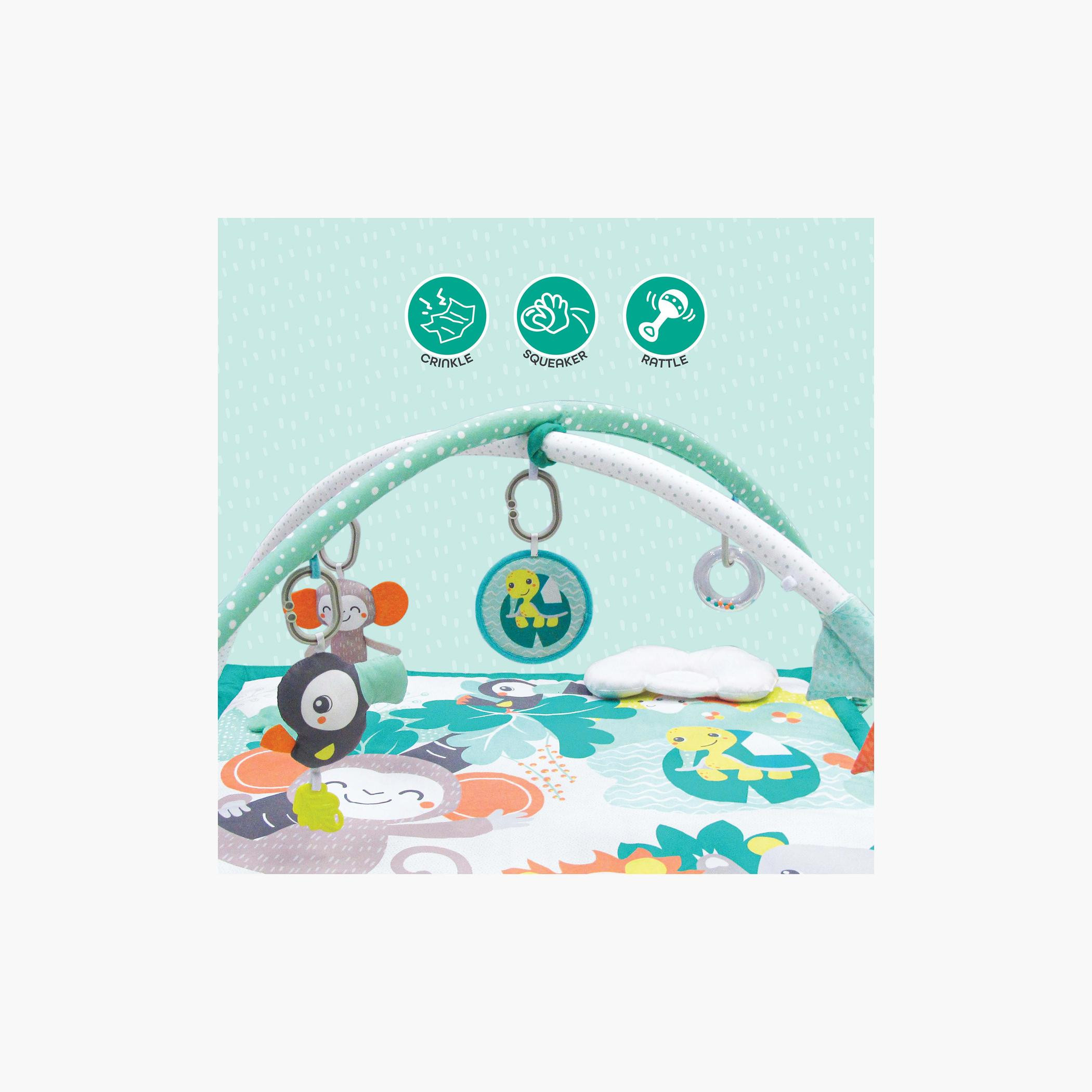 iFam Shell Convertible Playmat - 50x50x10 cm-baby-infantactivity-playpensandplaymats-image-3