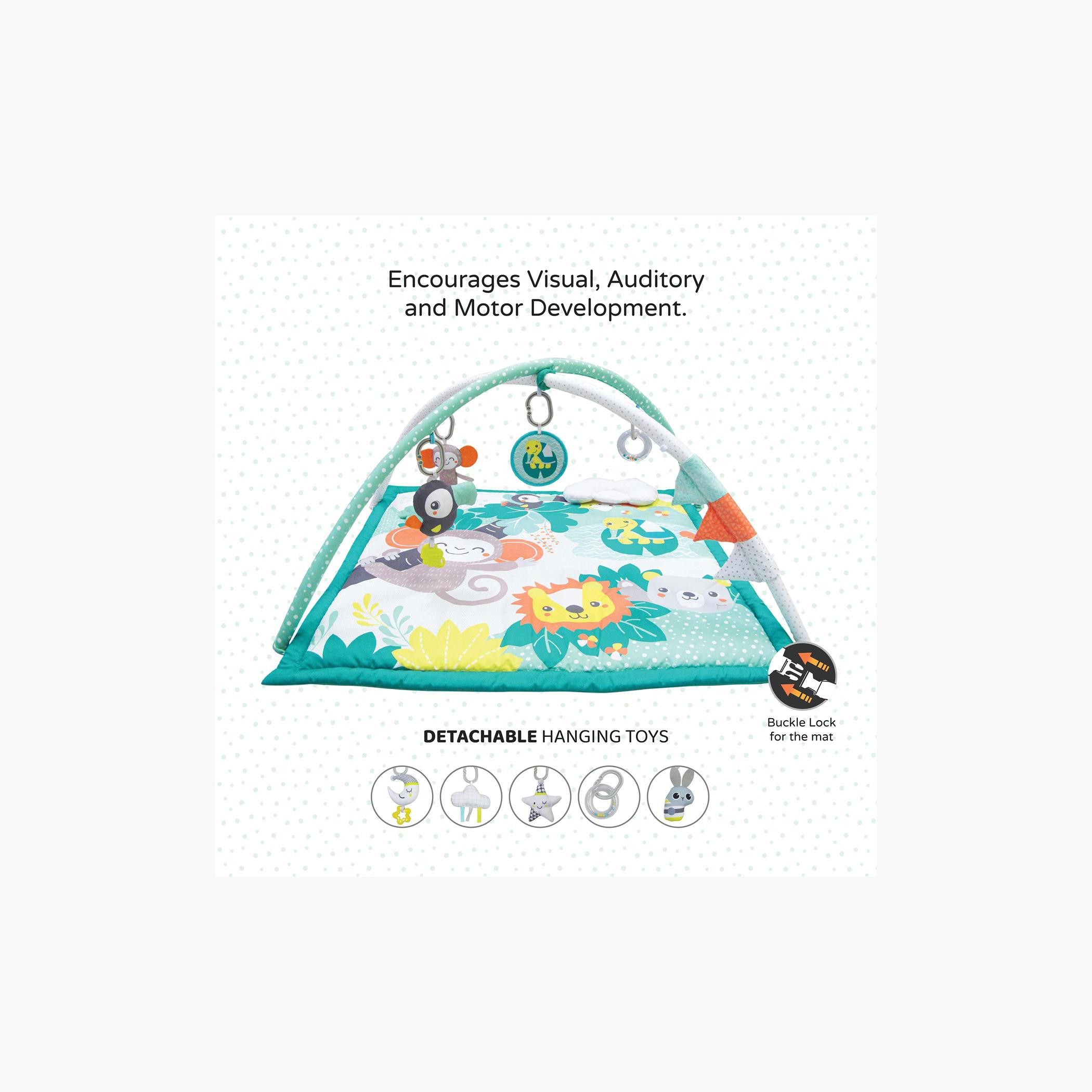 iFam Shell Convertible Playmat - 50x50x10 cm-baby-infantactivity-playpensandplaymats-image-4