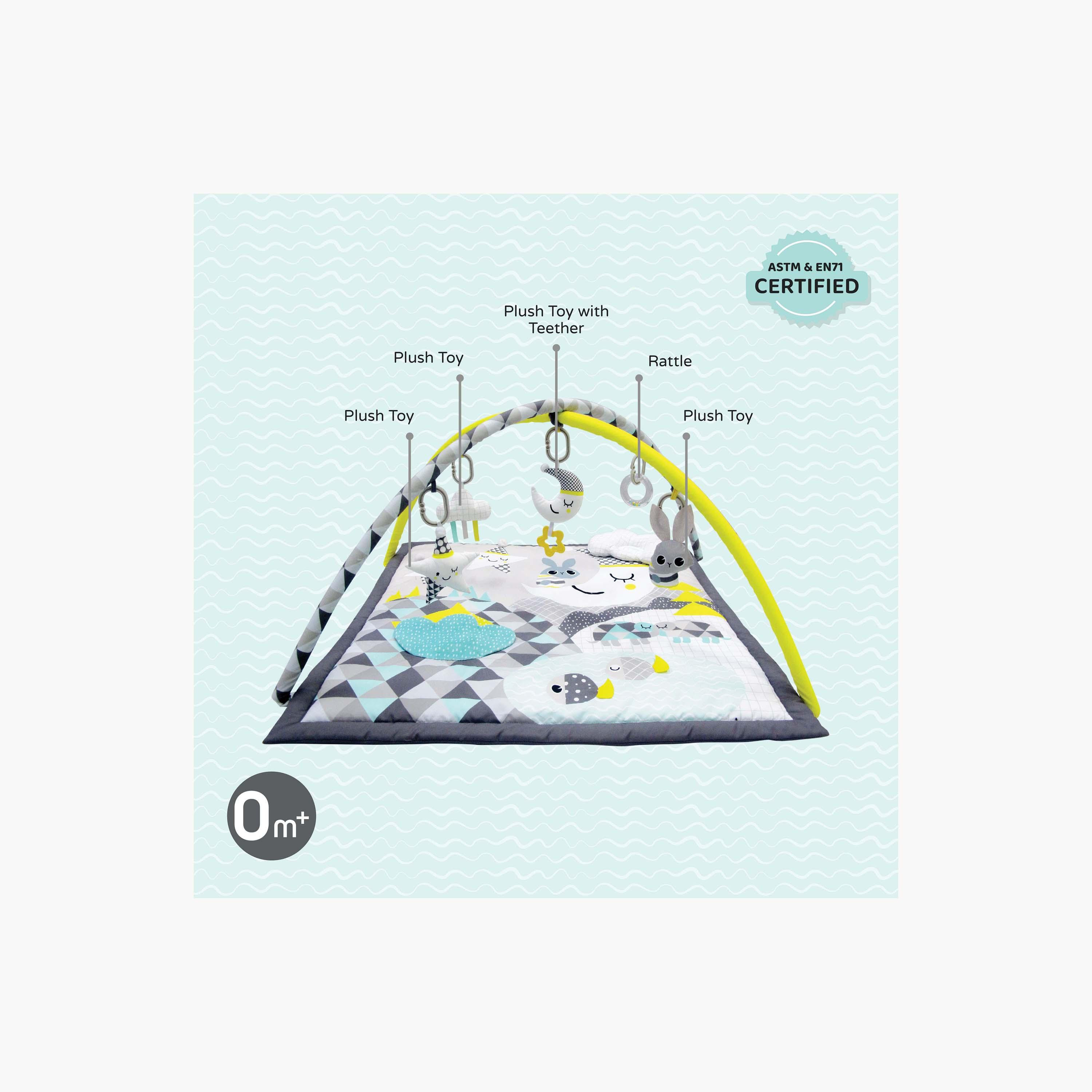 iFam Shell Convertible Playmat - ‎45x38x16.5 cm-baby-infantactivity-playpensandplaymats-image-2