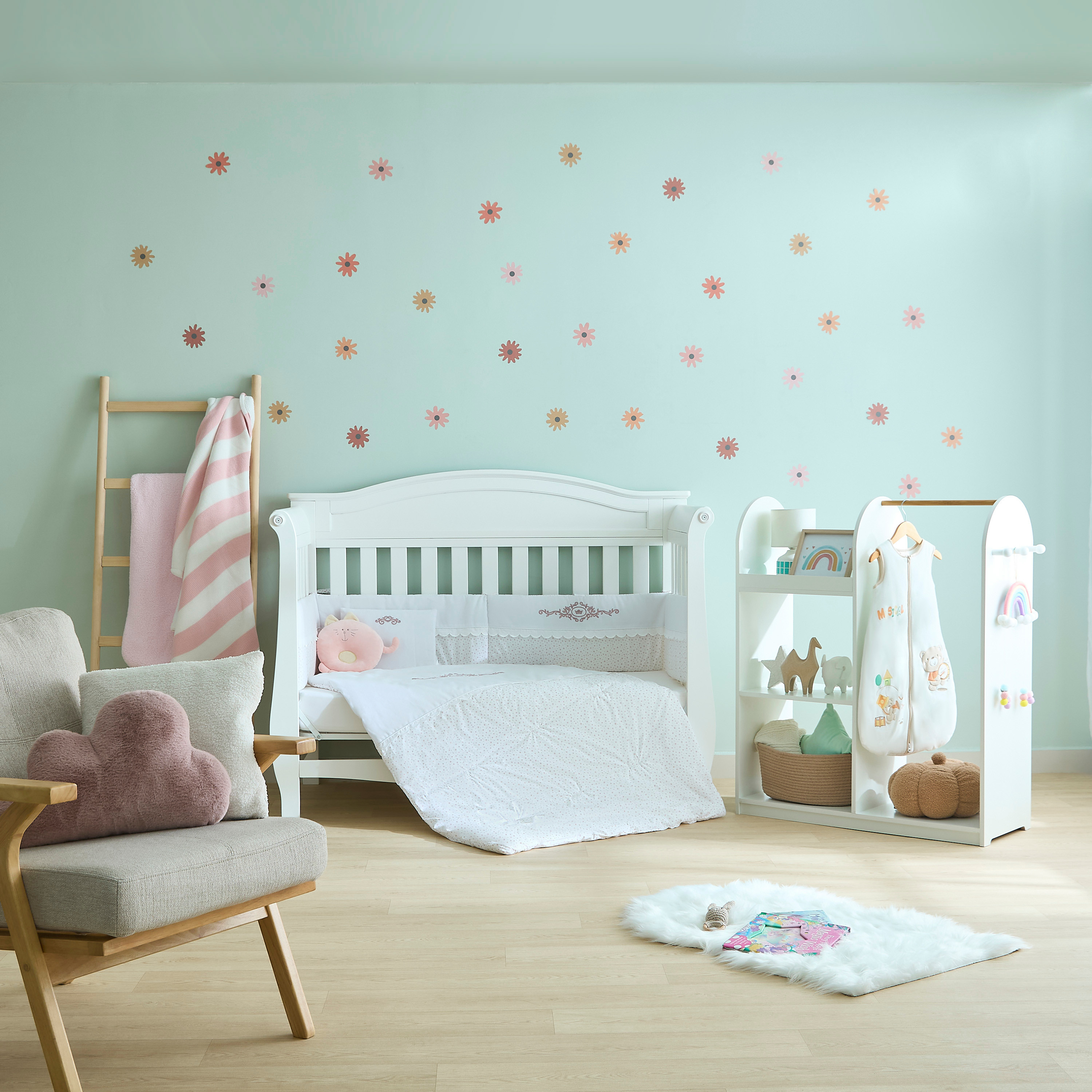 طقم مفرش سرير أطفال 4 قطع من نيني-baby-nursery-babybedding-image-15