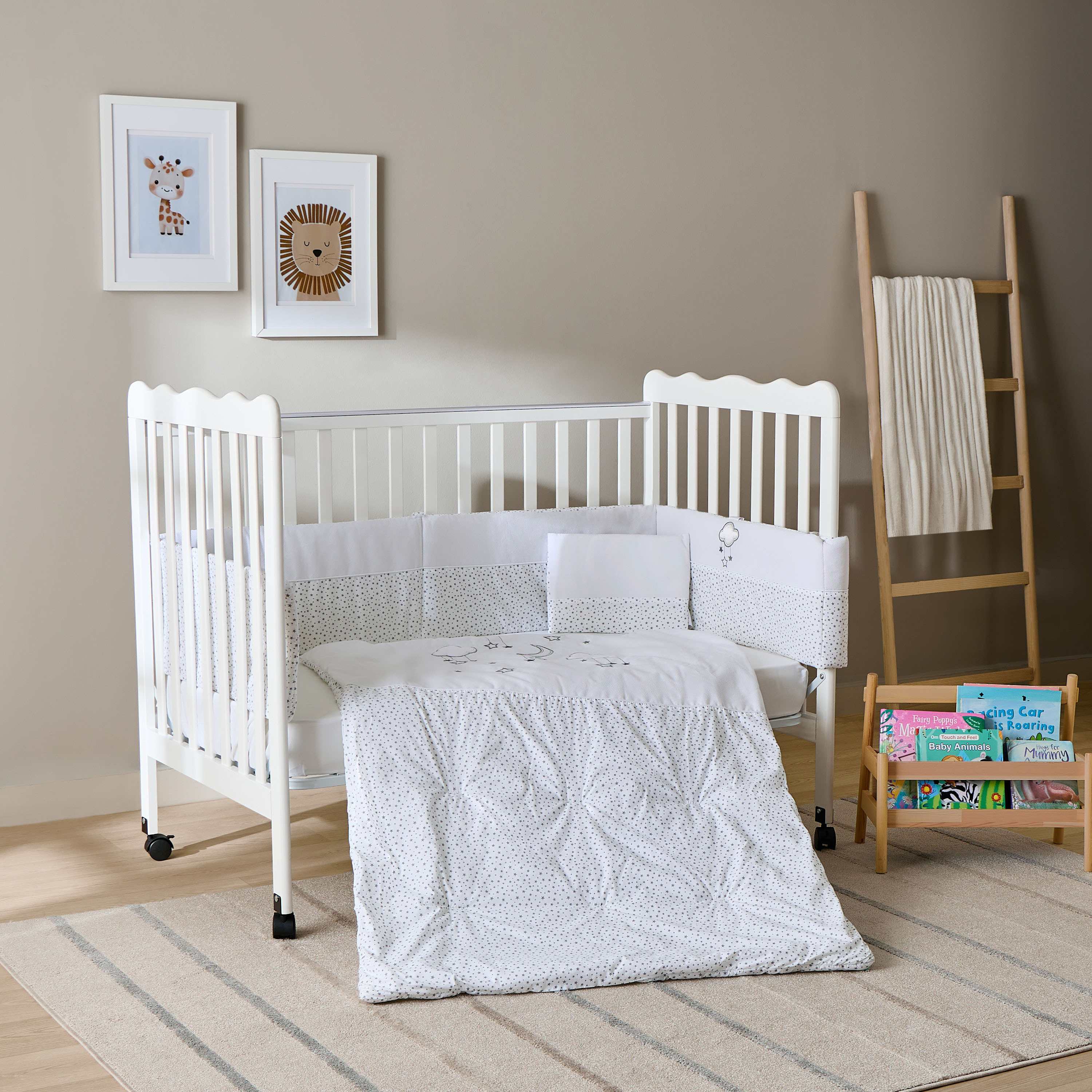 طقم مفرش سرير أطفال 4 قطع من نيني-baby-nursery-babybedding-image-1