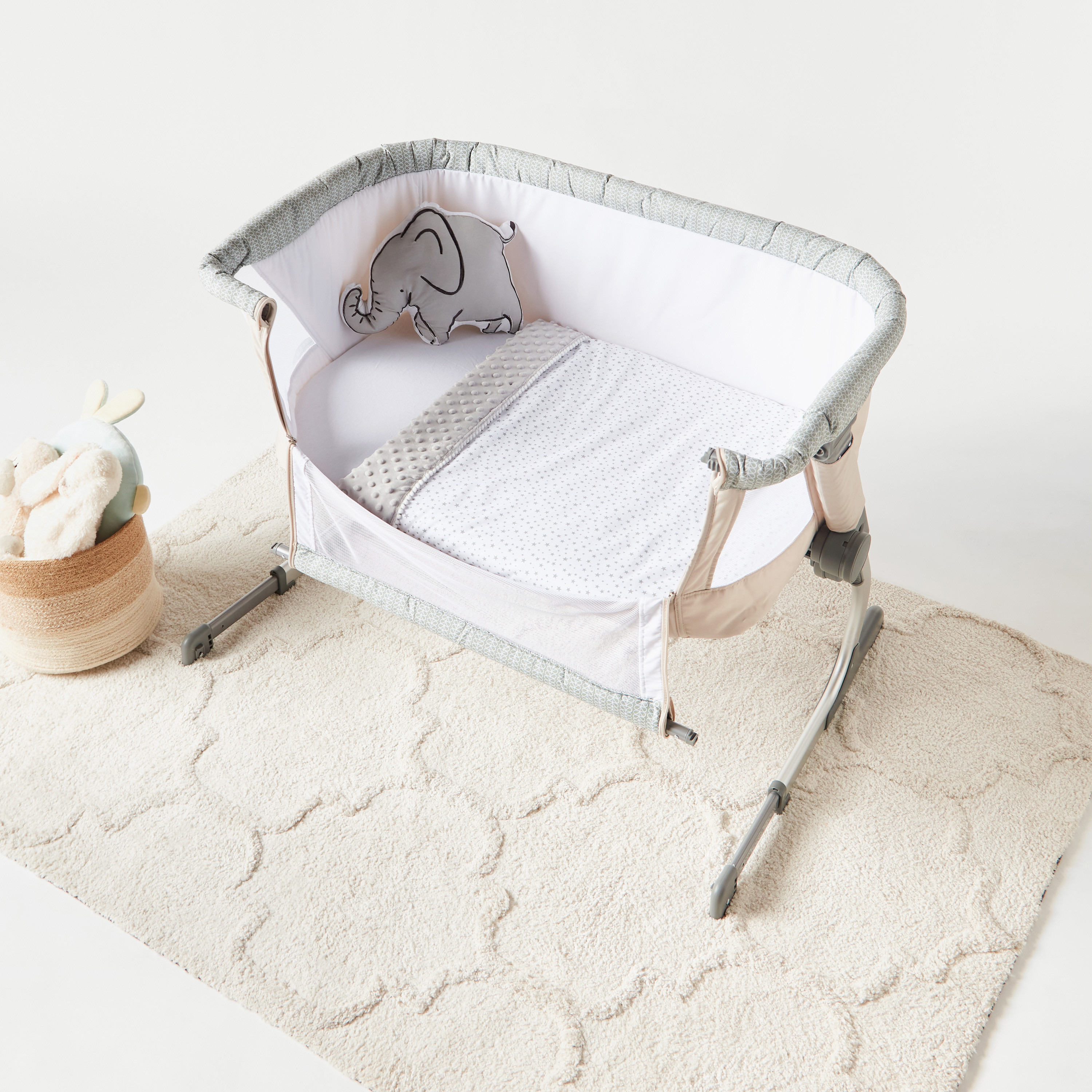 Buy Nini 3 Piece Bassinet Bedding Set for Babies Online in Qatar Centrepoint