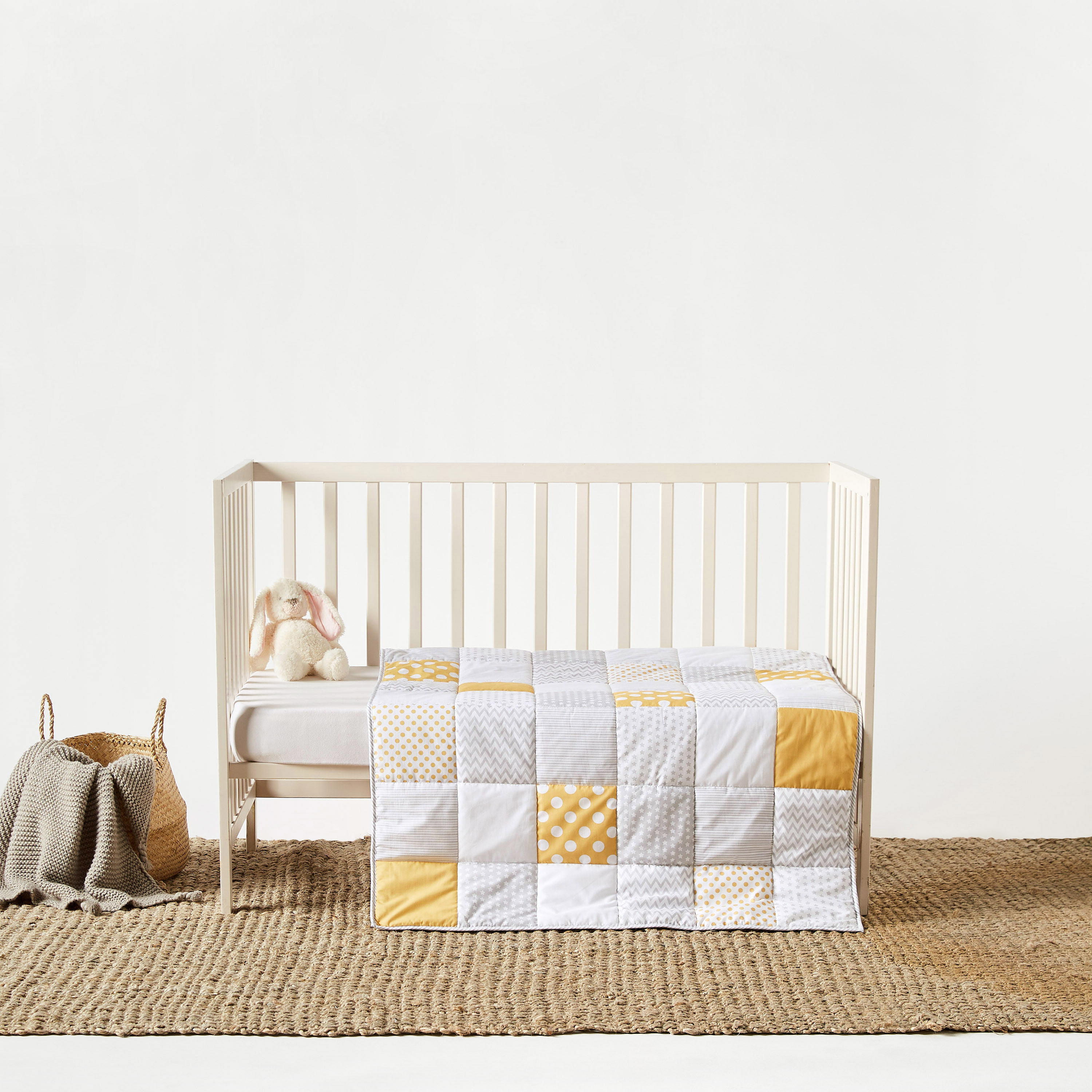 Nini Printed Padded Quilt - 90x125 cms-baby-nursery-babybedding-image-1