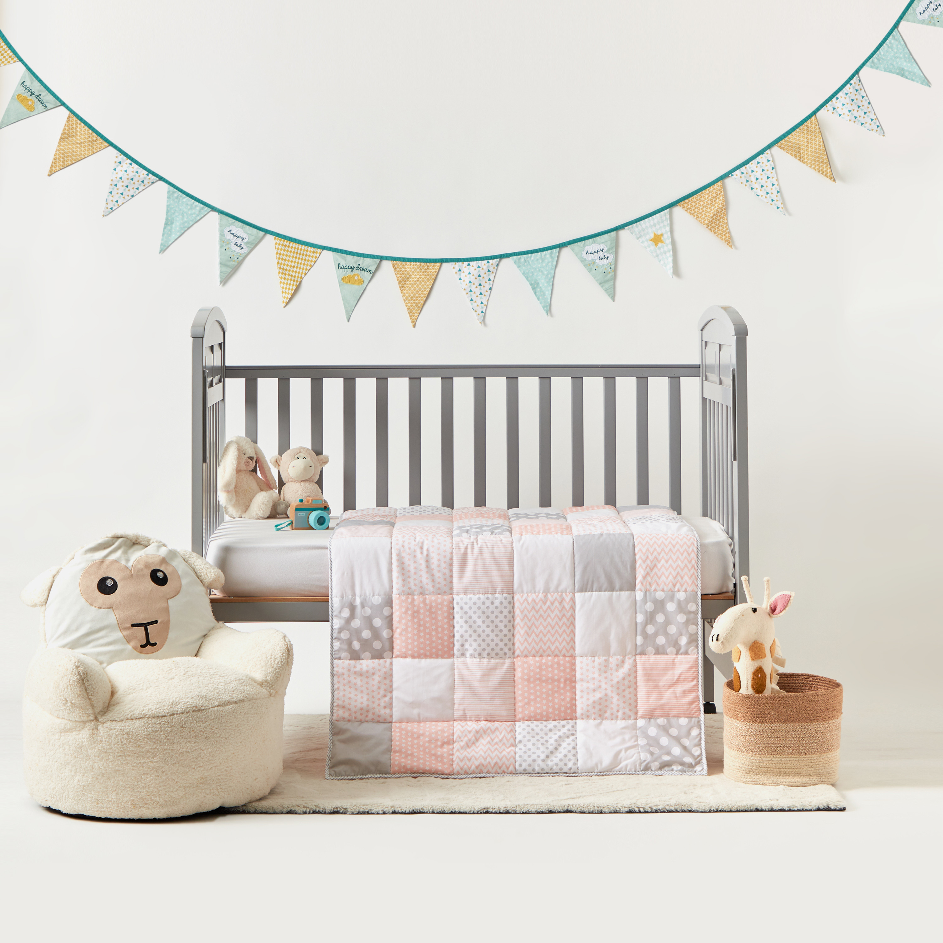 Nini Printed Padded Quilt - 90x125 cms-baby-nursery-babybedding-image-1