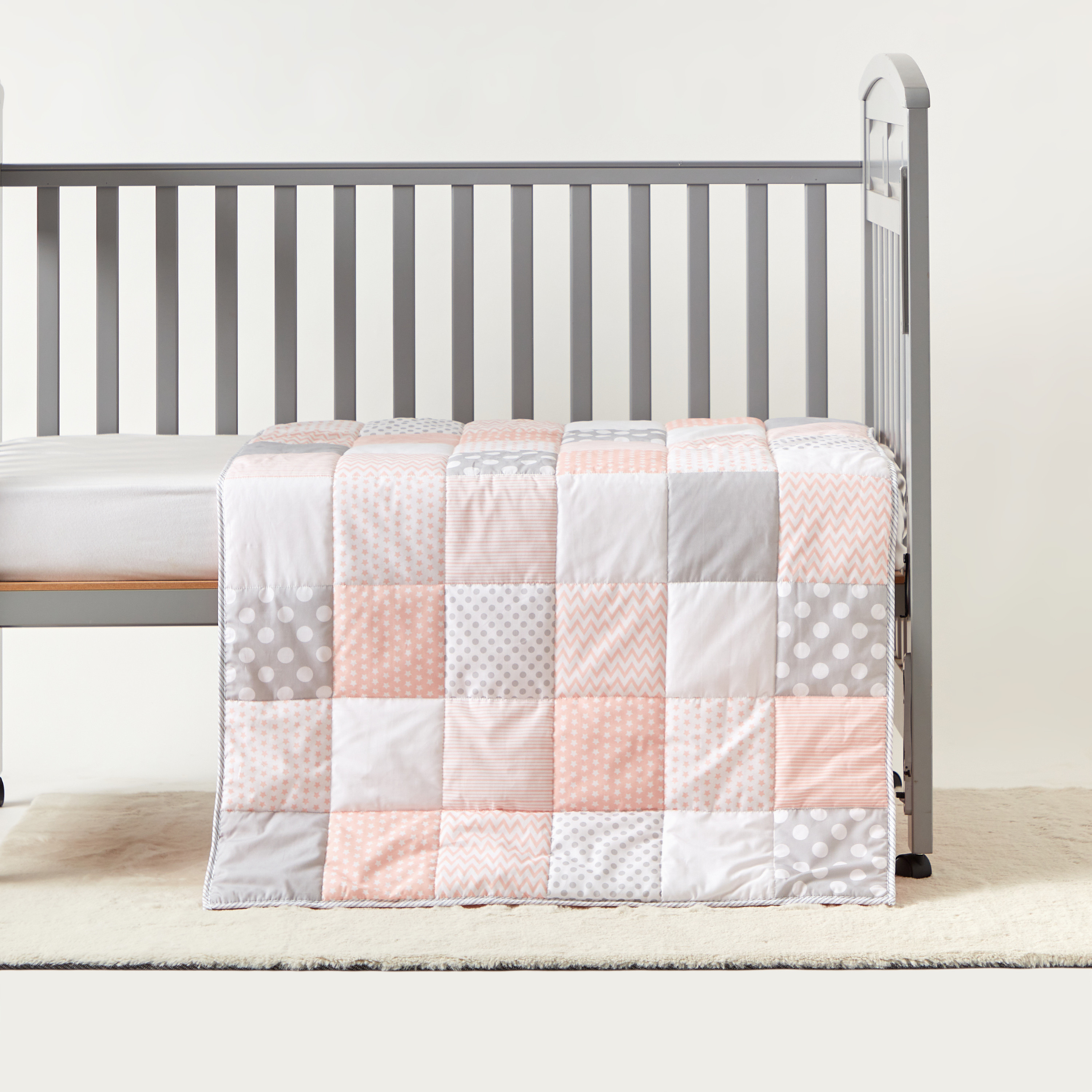Nini Printed Padded Quilt - 90x125 cms-baby-nursery-babybedding-image-2