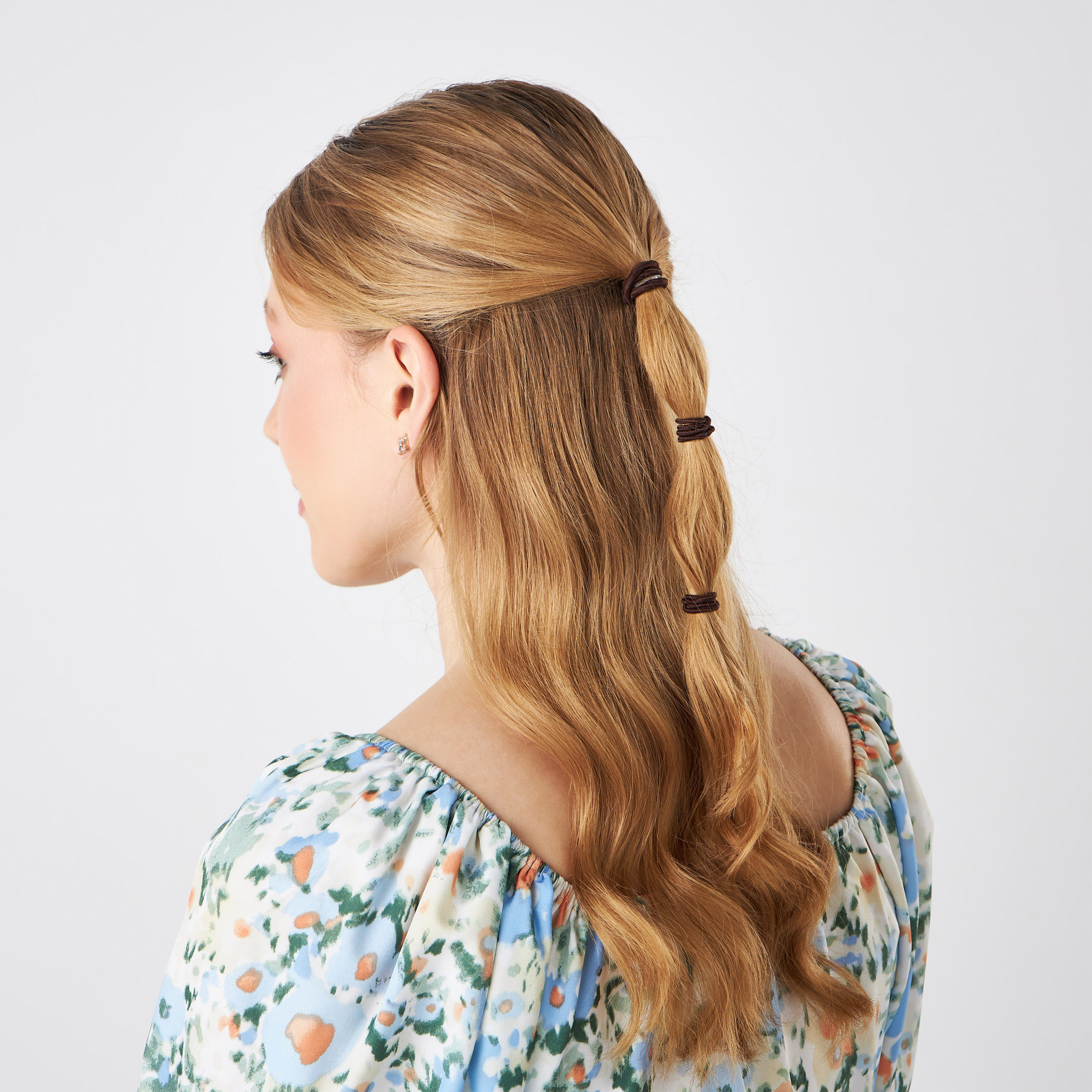 ربطات شعر سادة - طقم 50 قطعة-women-hairaccessories-brushesandcombs-image-2
