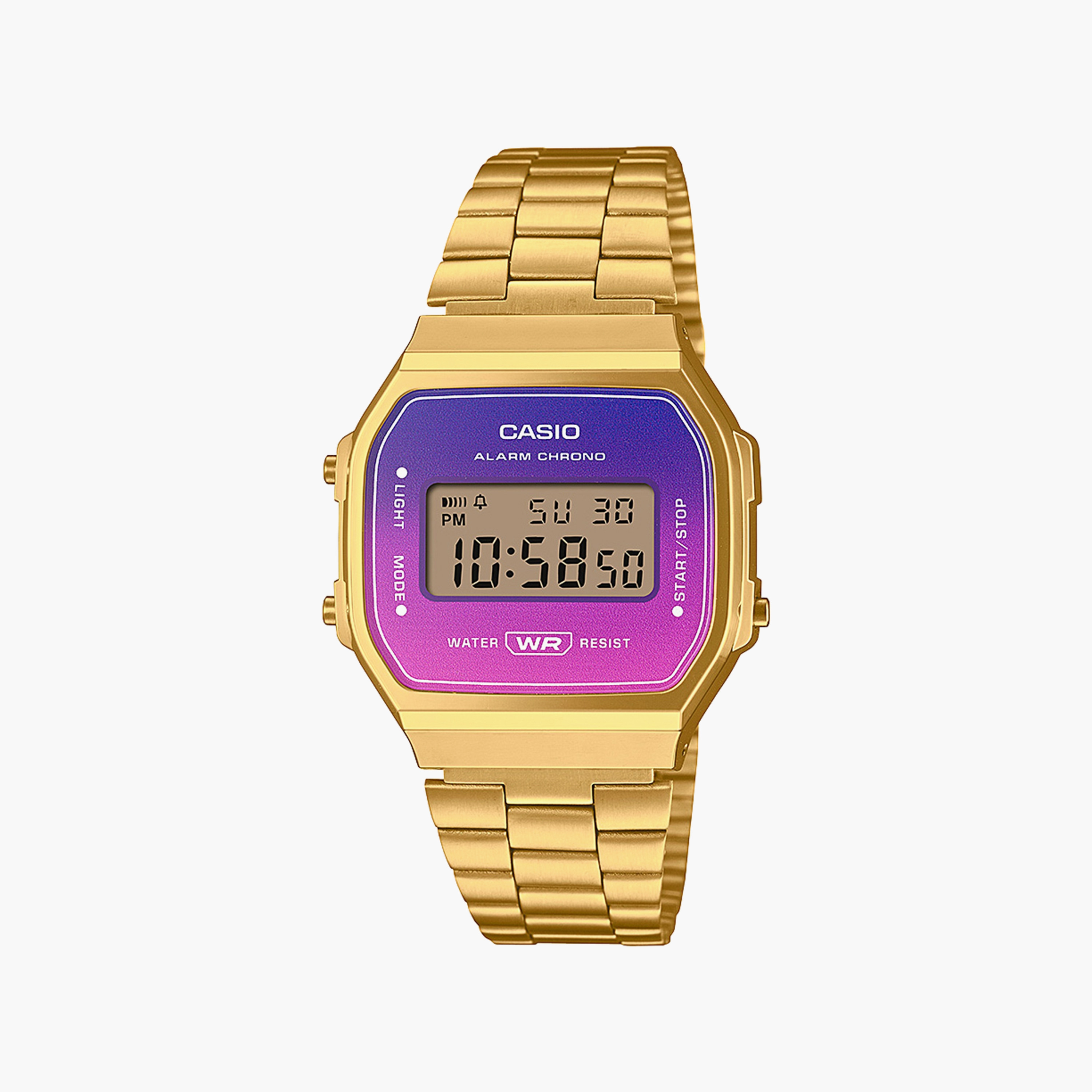 Casio Gold Digital Stainless Steel Strap Watch | A168WERG-2ADF-men-watchesandjewellery-watches-image-1