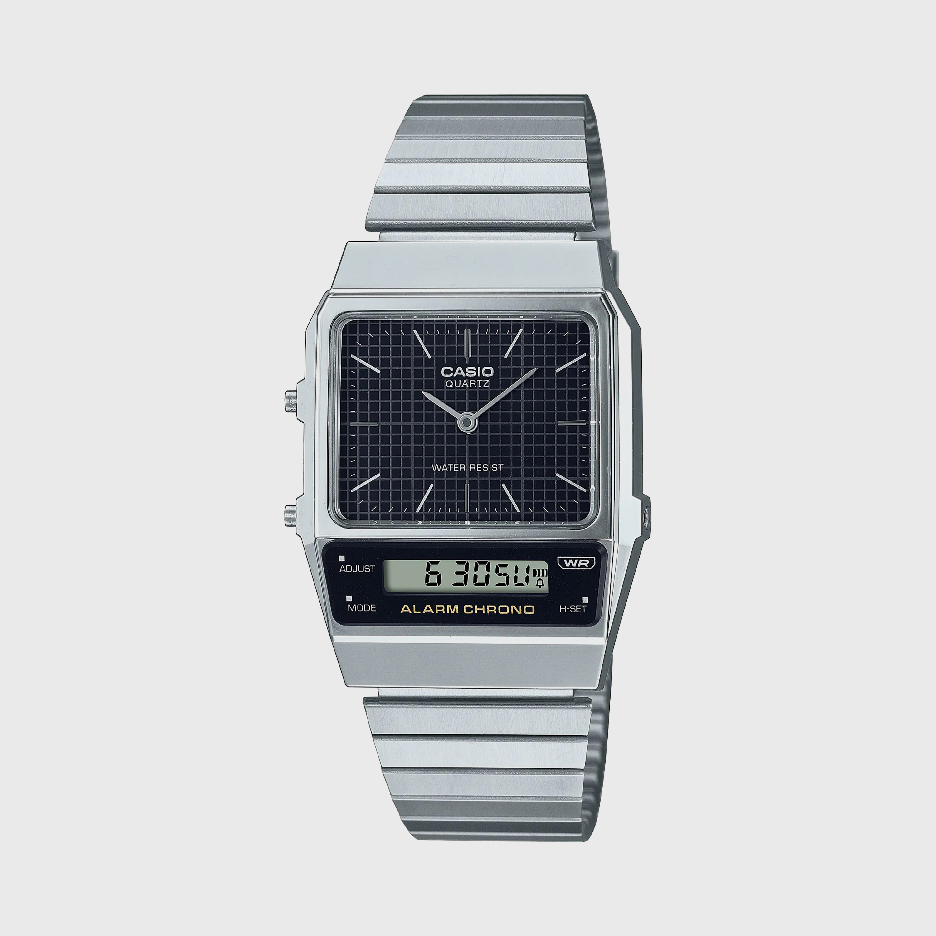 Casio Men's Silver Analog-Digital Stainless Steel Strap Watch - AQ-800E-1ADF-men-watchesandjewellery-watches-image-1