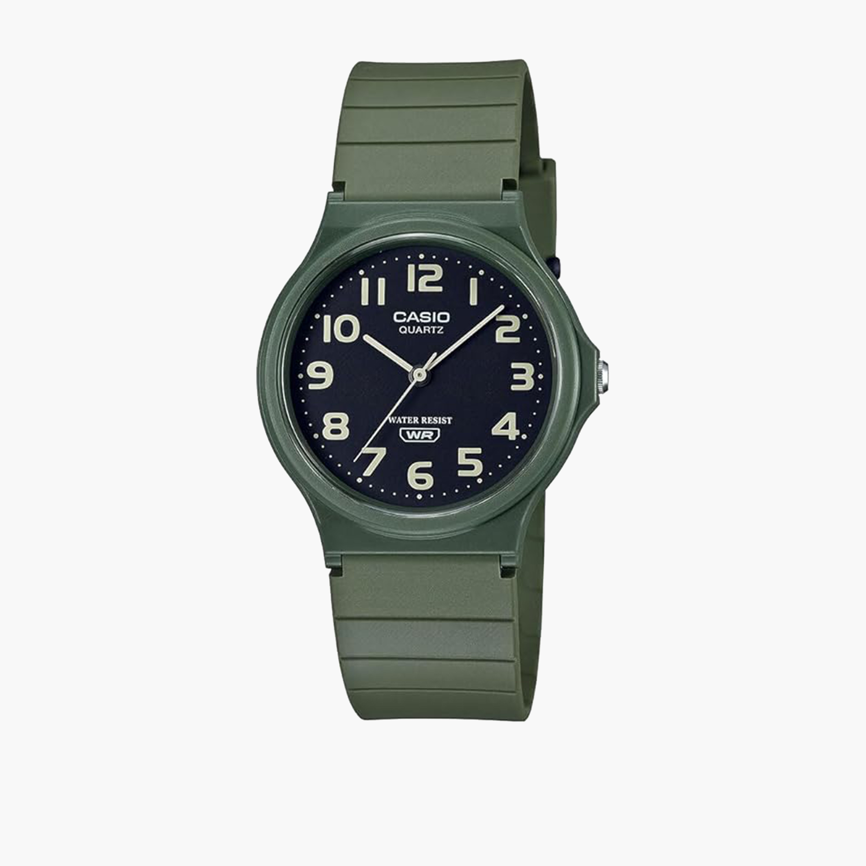 Casio Men's Green Analog Resin Strap Watch - MQ-24UC-3BDF-men-watchesandjewellery-watches-image-1