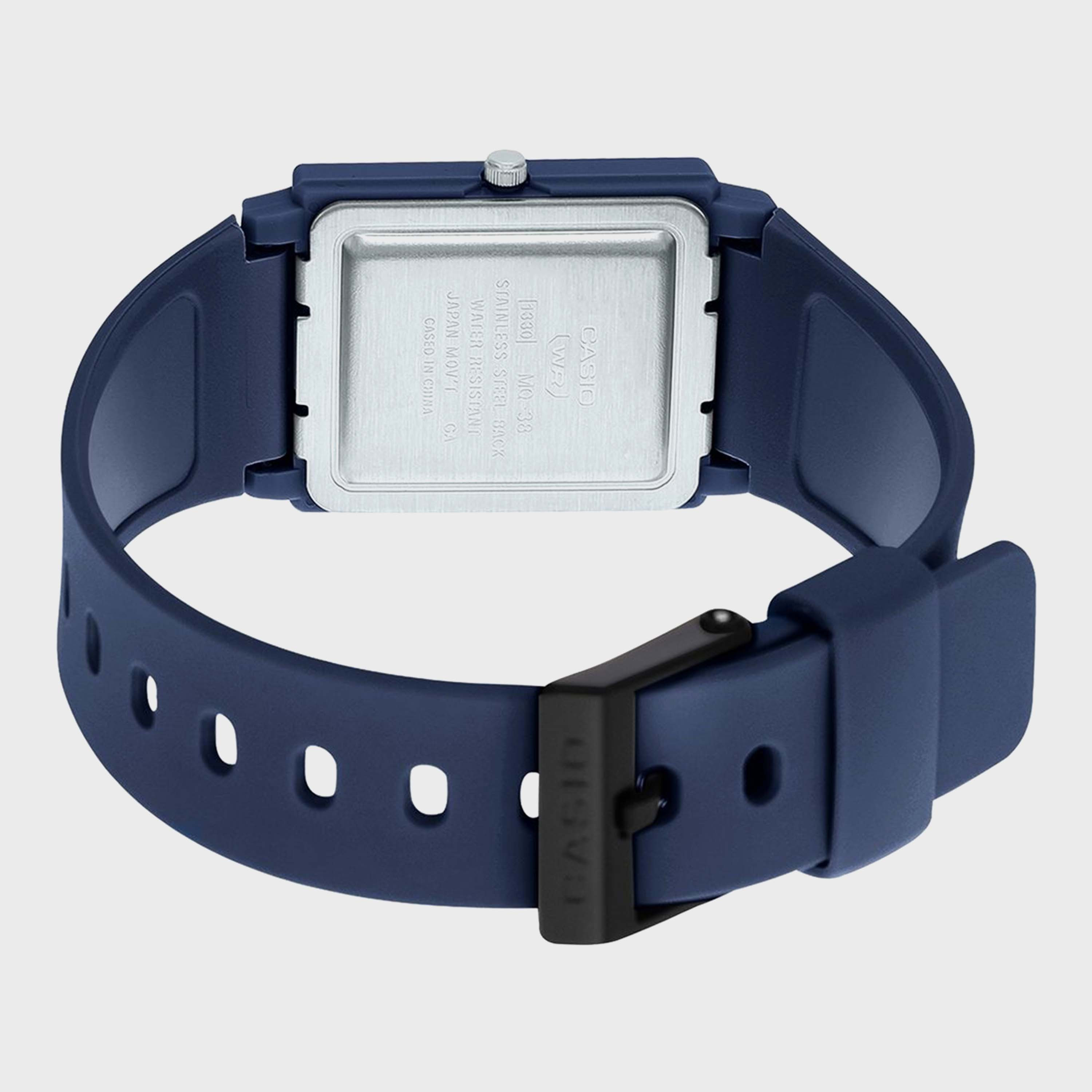 Casio Men's Blue Analog Resin Strap Watch - MQ-38UC-2A1DF-men-watchesandjewellery-watches-image-3