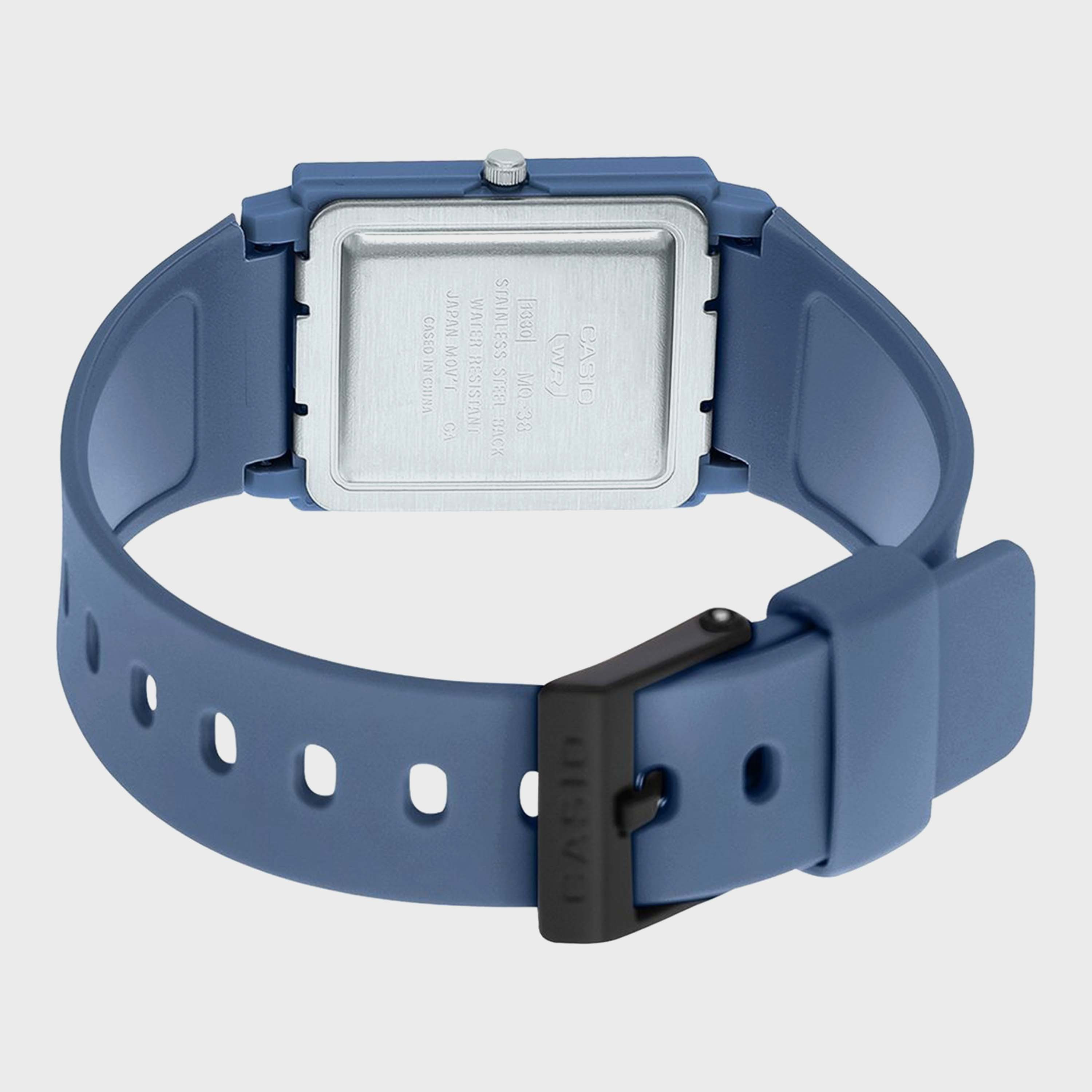 Casio Unisex Blue Analog Resin Strap Watch - MQ-38UC-2A2DF | 26 MM-men-watchesandjewellery-watches-image-3