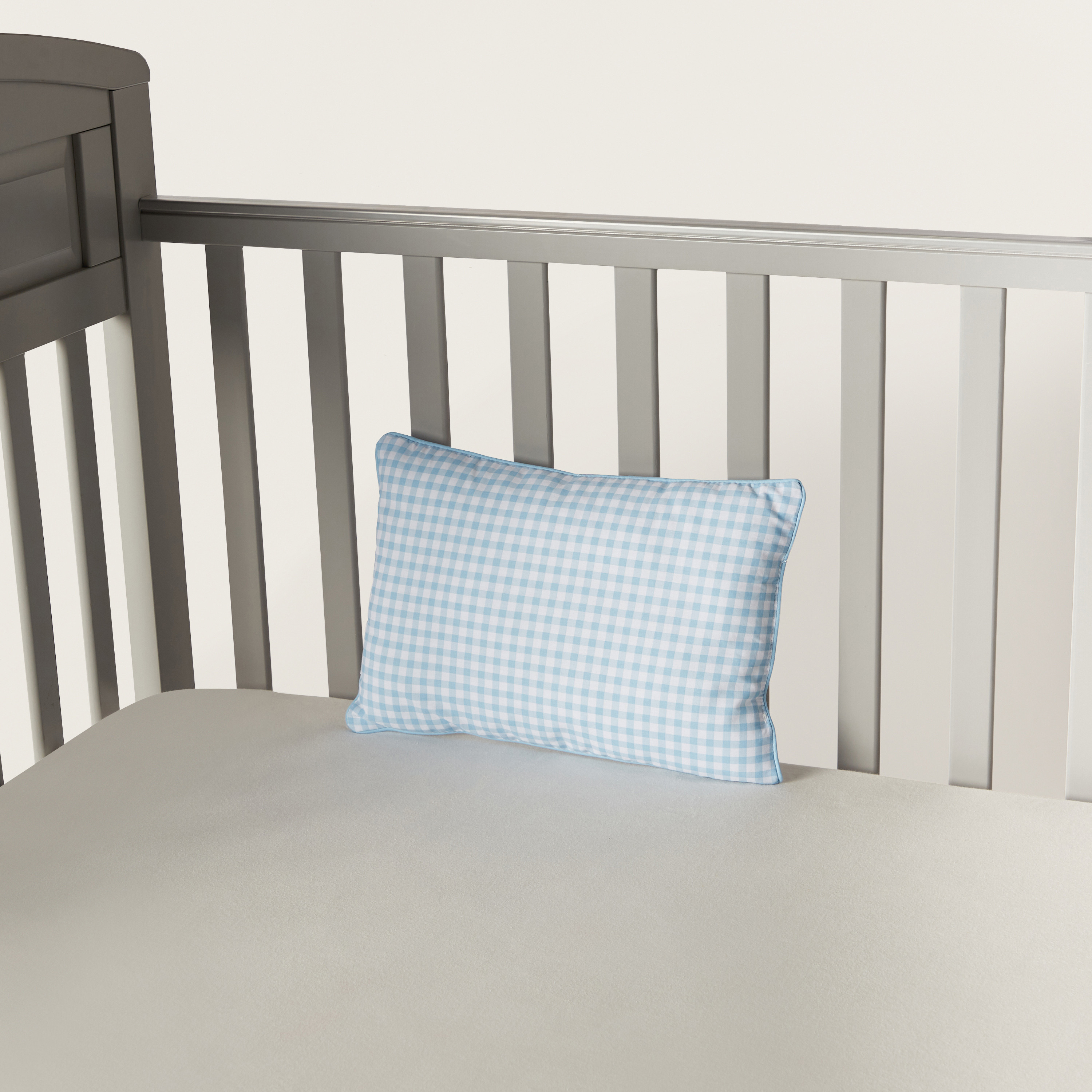 Juniors Checked Baby Pillow - 25x36 cm-baby-nursery-babybedding-image-2