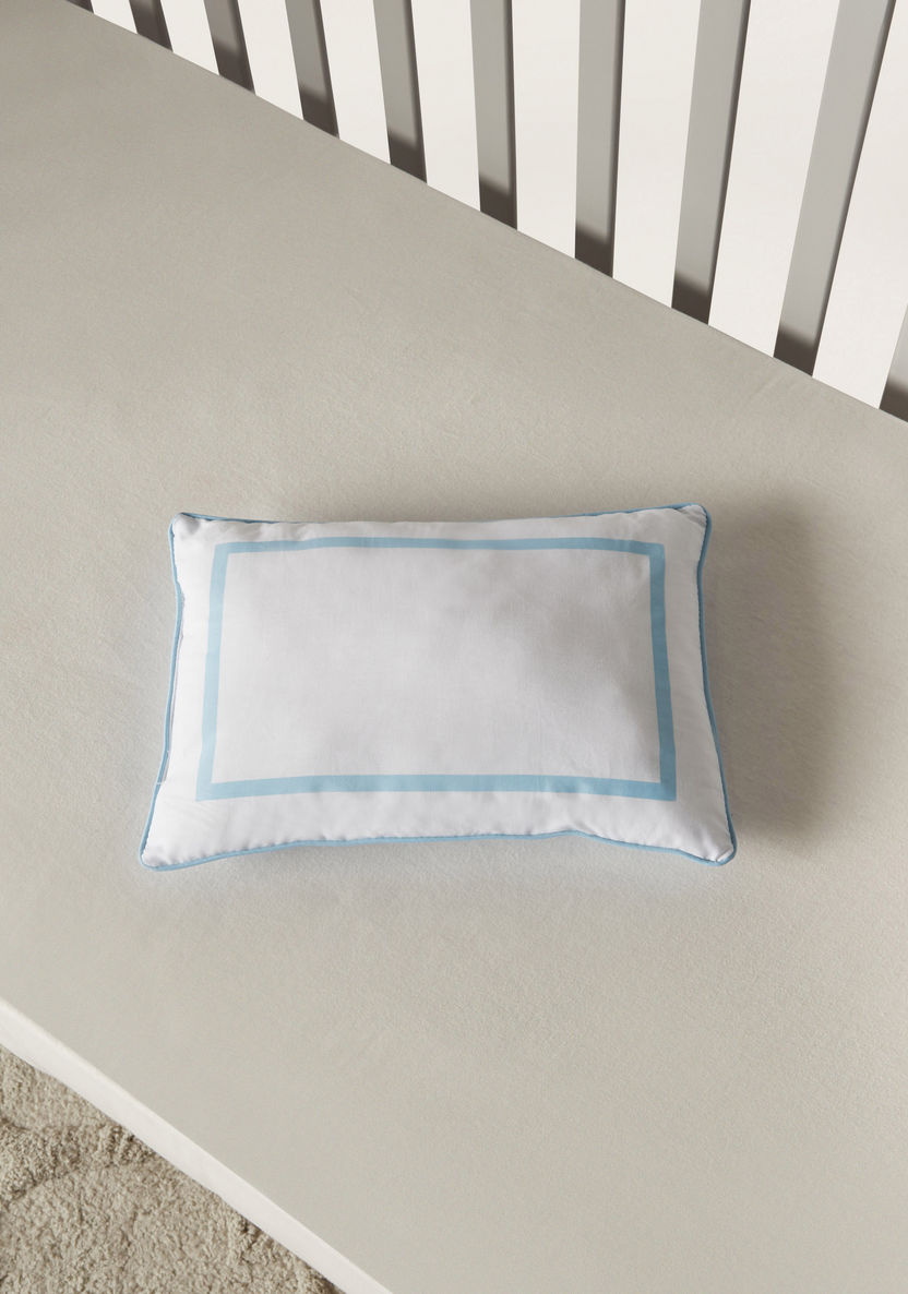 Juniors Checked Baby Pillow - 25x36 cm-Baby Bedding-image-2