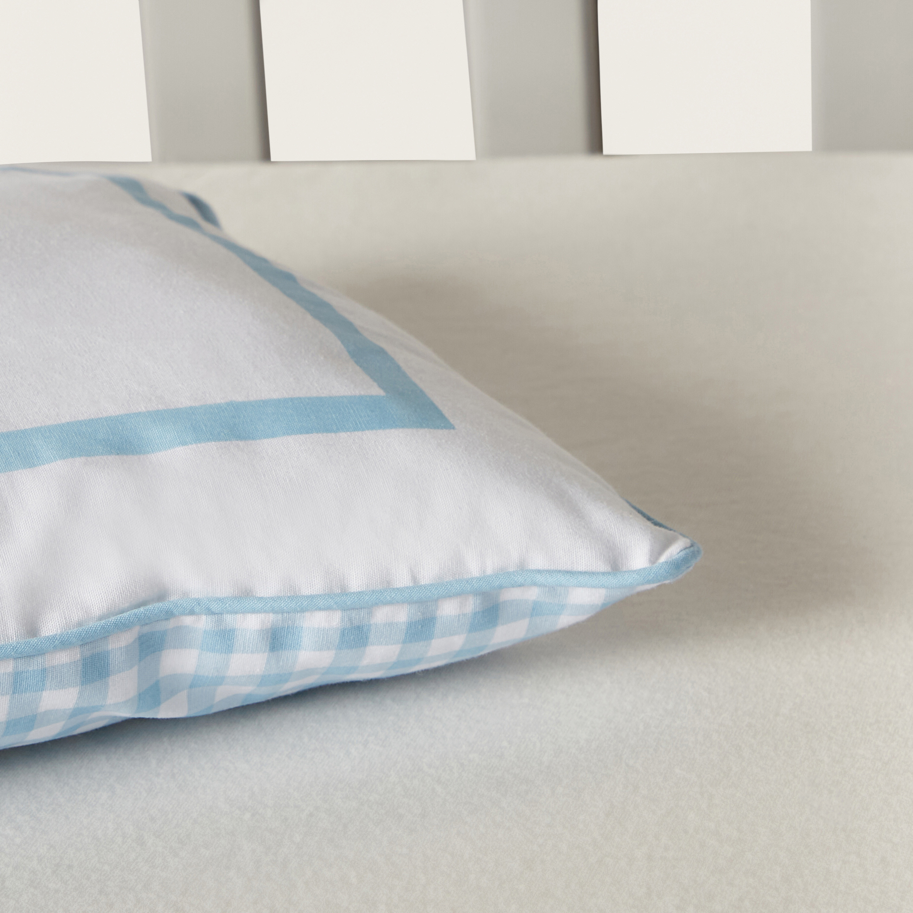 Juniors Checked Baby Pillow - 25x36 cm-baby-nursery-babybedding-image-4