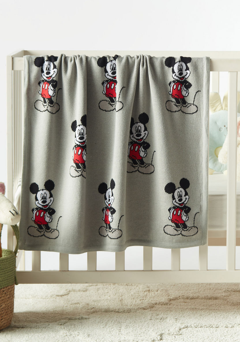 Disney Mickey Mouse Print Blanket - 80x100 cm-Blankets and Throws-image-0