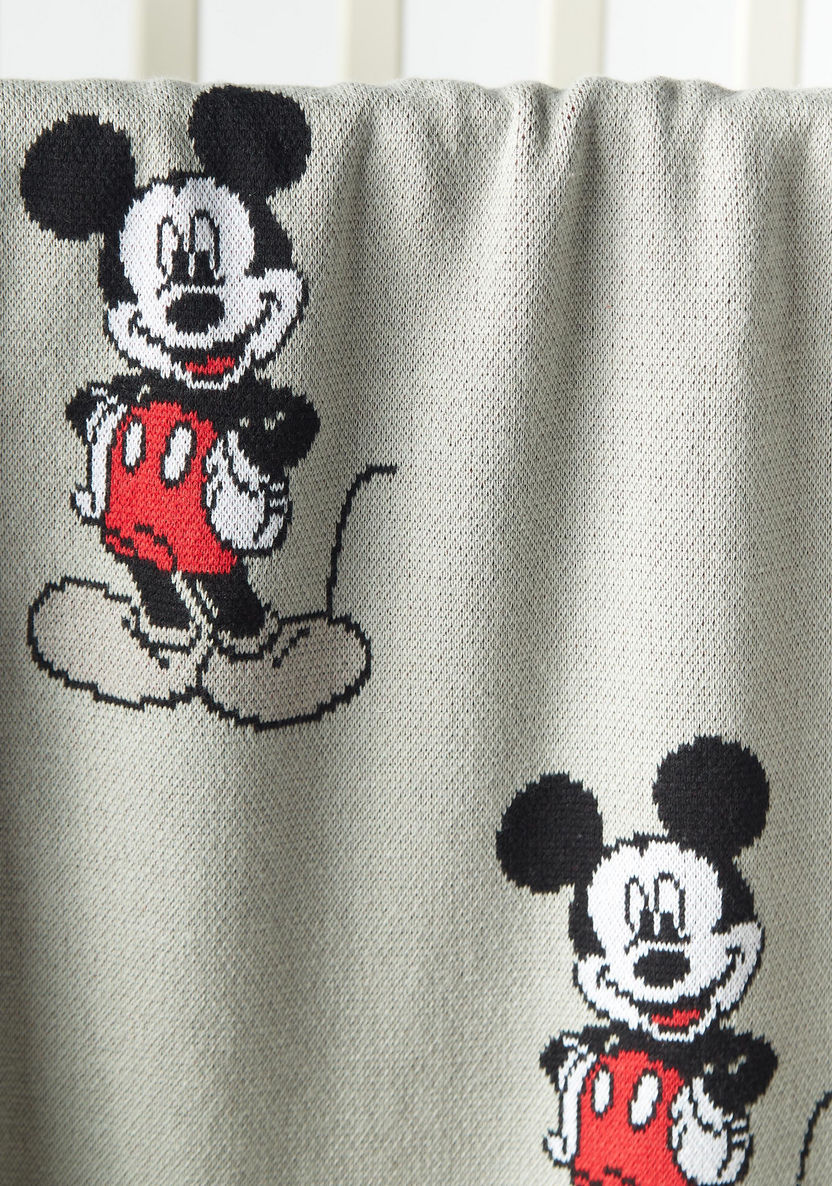 Disney Mickey Mouse Print Blanket - 80x100 cm-Blankets and Throws-image-1