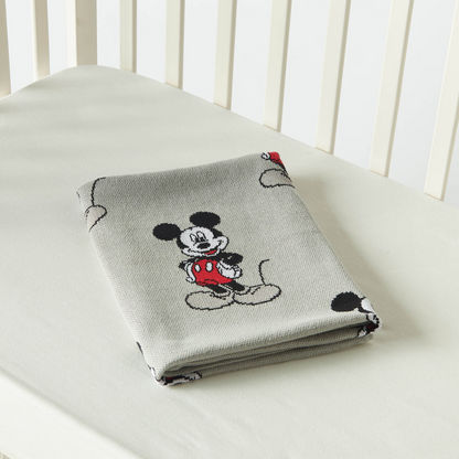 Disney Mickey Mouse Print Blanket - 80x100 cm-Blankets and Throws-image-3