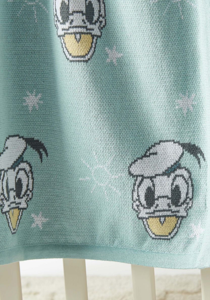 Disney Donald Duck Print Baby Blanket - 80x100 cm-Blankets and Throws-image-1