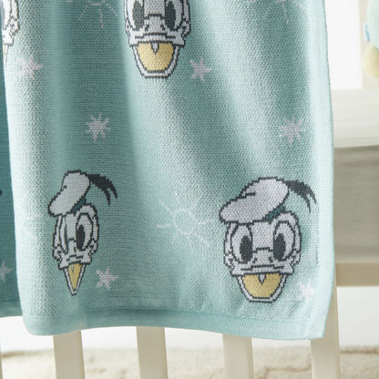 Disney Donald Duck Print Baby Blanket - 80x100 cm-Blankets and Throws-image-1