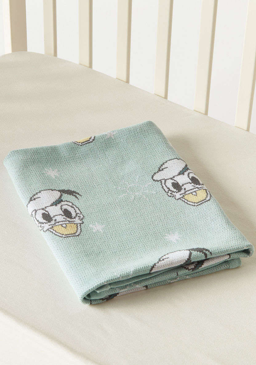 Disney Donald Duck Print Baby Blanket - 80x100 cm-Blankets and Throws-image-3