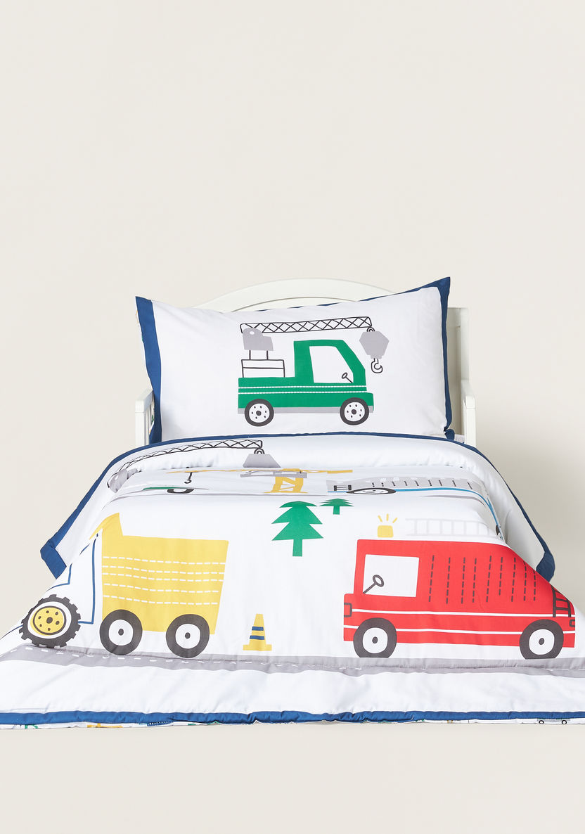 Juniors Printed 3-Piece Comforter Set-Toddler Bedding-image-6
