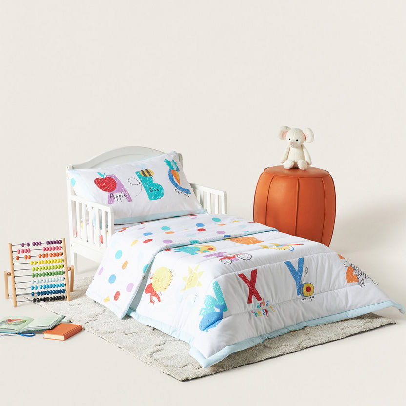 Juniors Printed 3-Piece Comforter Set-Toddler Bedding-image-0