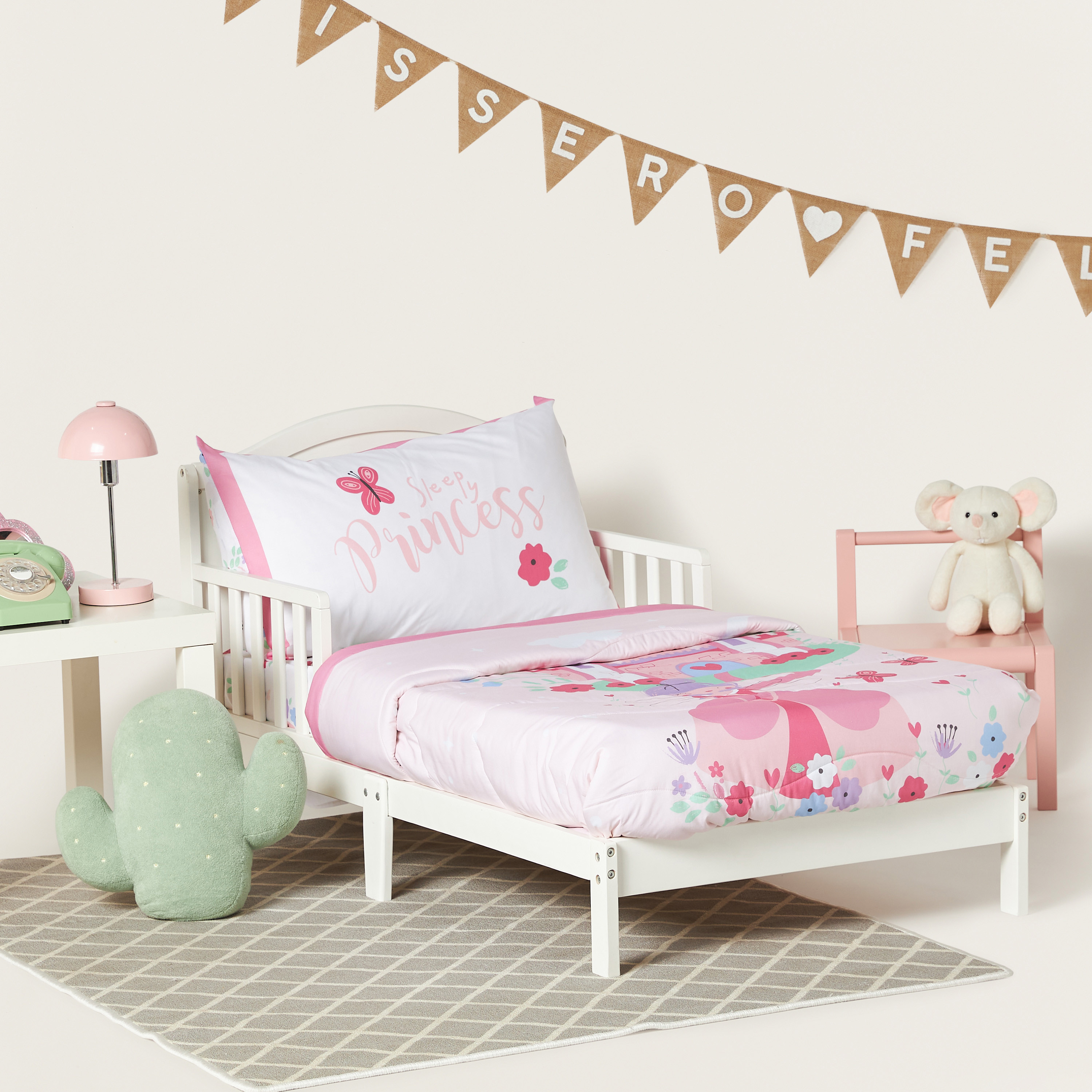 Juniors Princess Print 3-Piece Comforter Set-baby-nursery-toddlerbedding-image-5