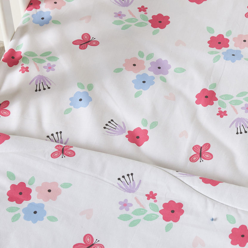 Juniors Princess Print 3-Piece Comforter Set-Toddler Bedding-image-5