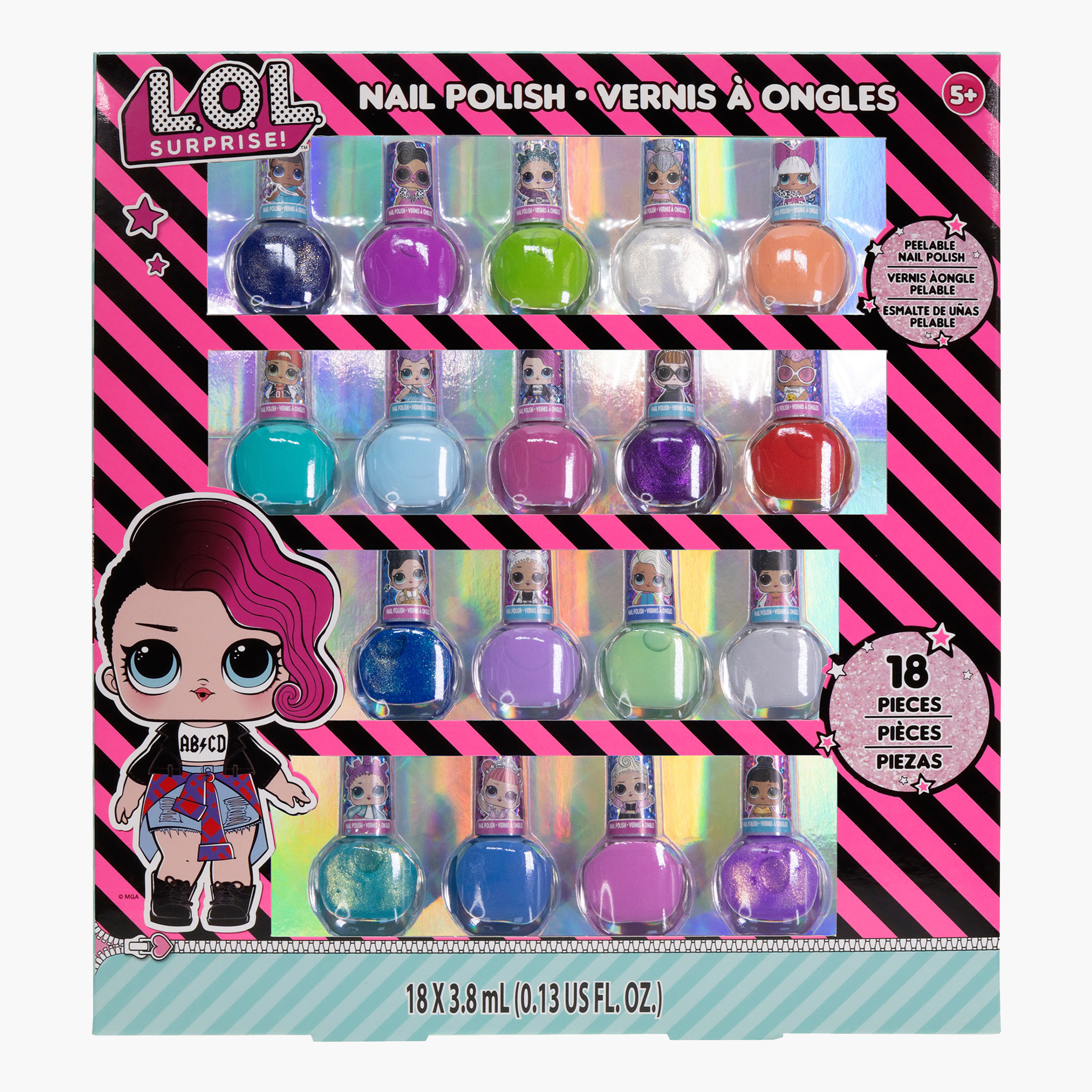 Buy BOB Blessed Obsessed Nail polish set | nail polish combo pack |  Nailpaints for Women Combo pack|Quick-Drying | Chip resistant Nail paints  |Pack of 6 (5ml each) (Pink Bomb) Online at