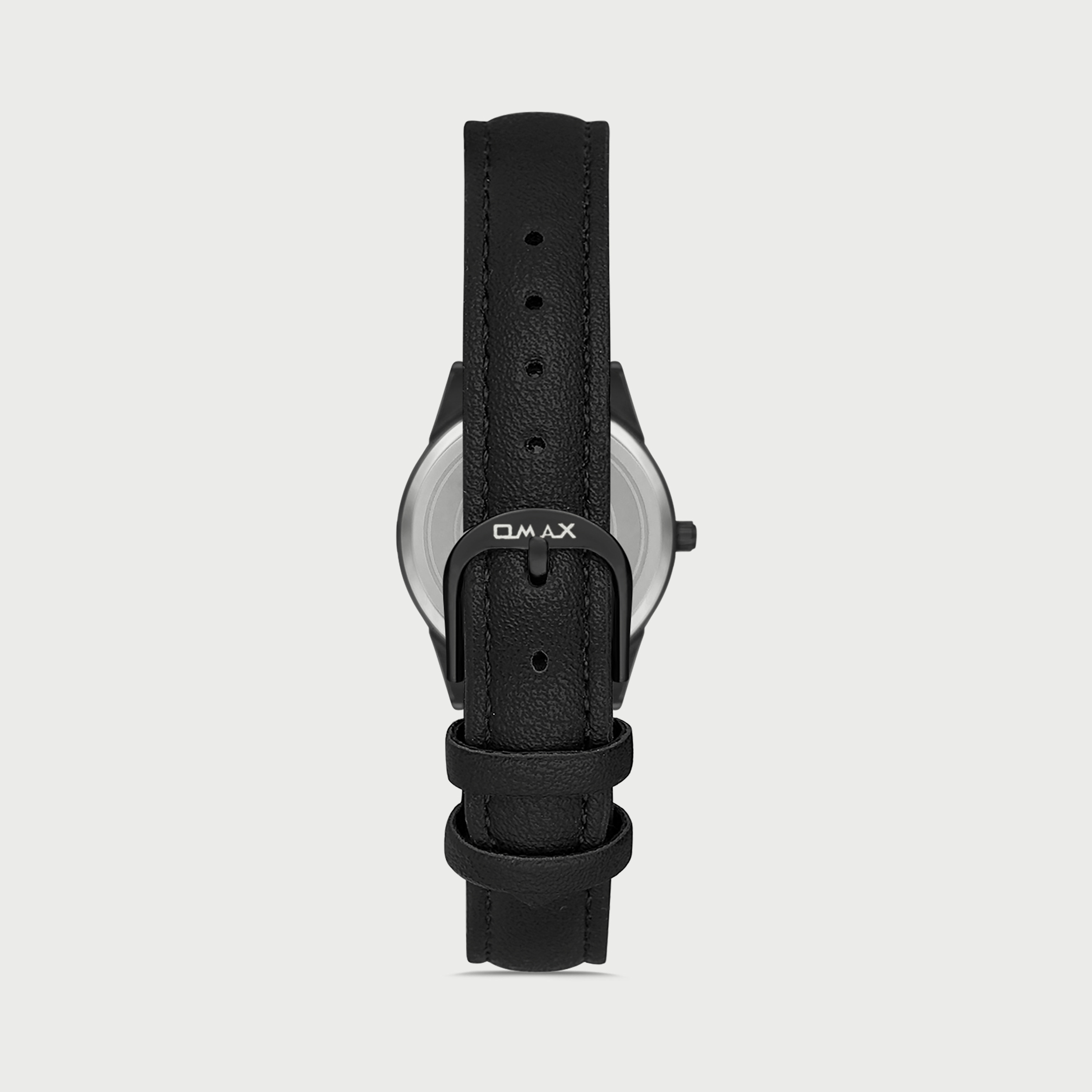 Omax Women's Black Analog Leather Strap Watch JXL05M22O | 32 MM-women-watchesandjewellery-watches-image-3