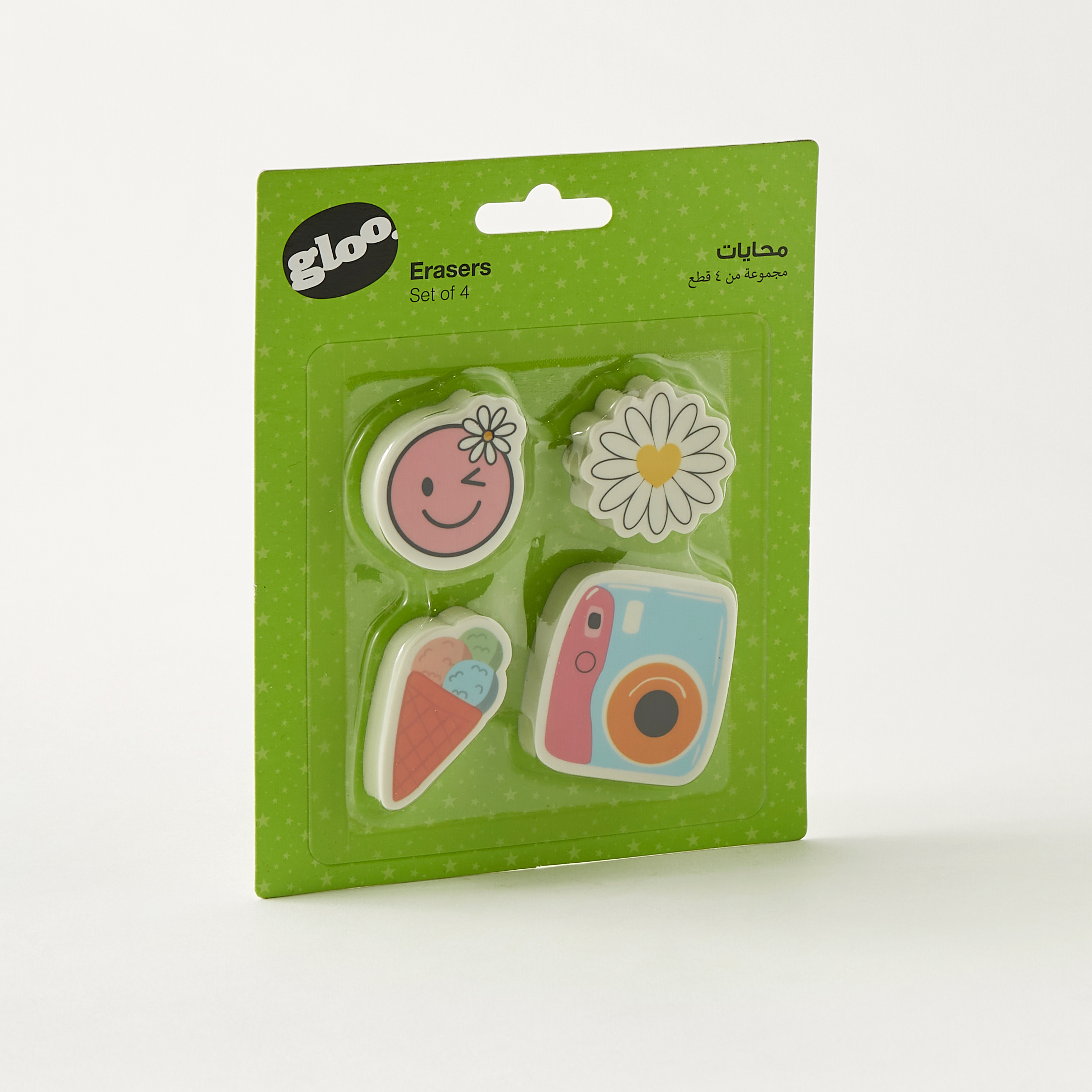 GLOO Assorted Eraser - Set of 4-school-stationery-desksupplies-image-2