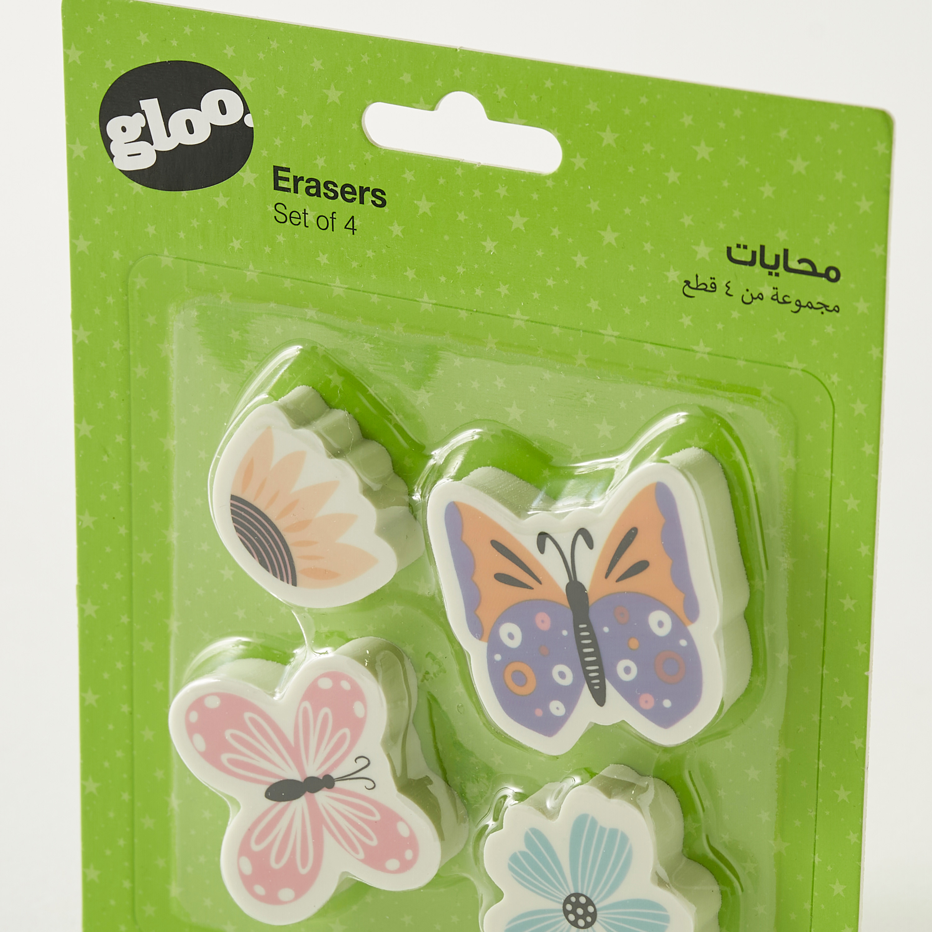 GLOO Assorted Eraser - Set of 4-school-stationery-sets-image-3