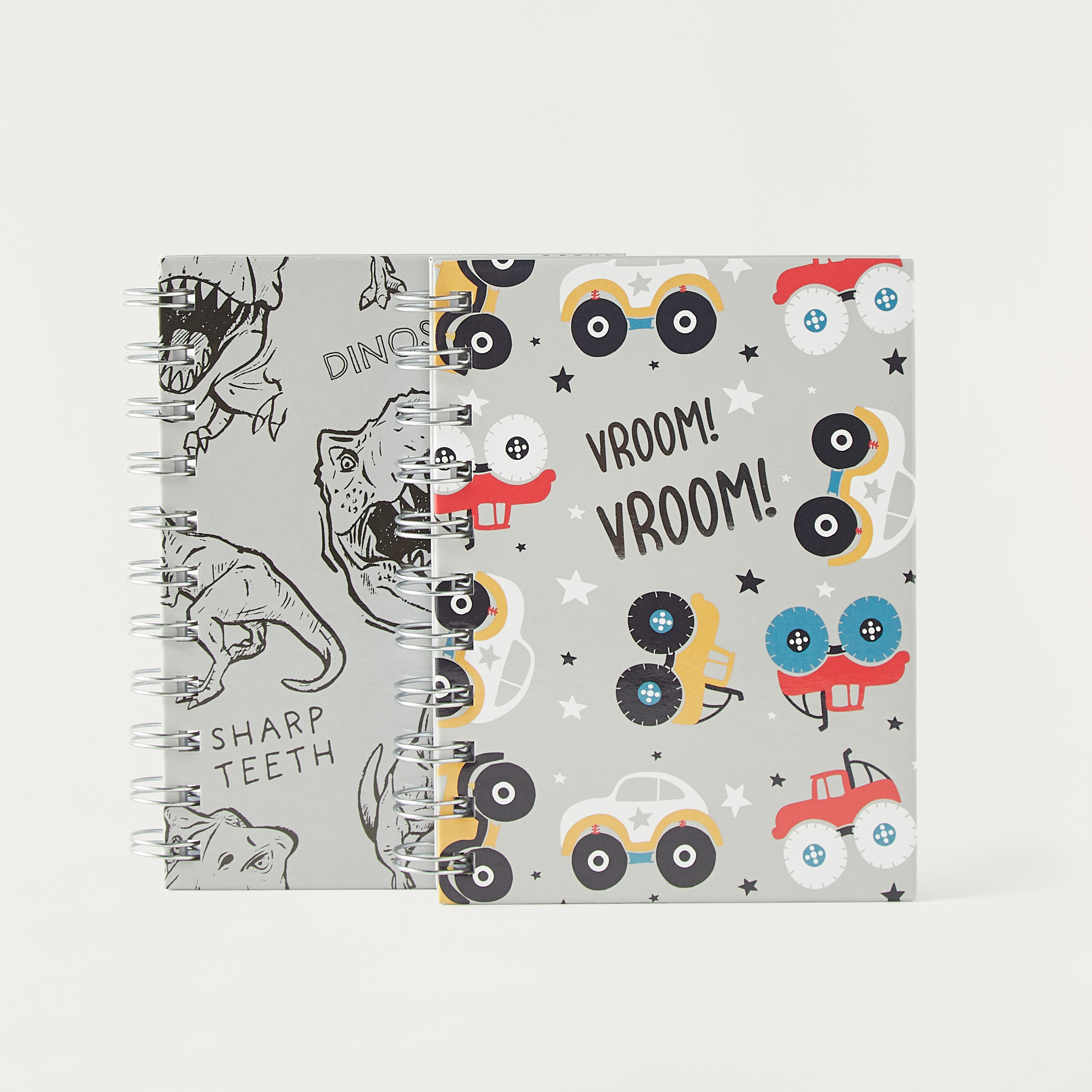 GLOO Assorted Printed A6 Spiral Notebook - Set of 2-school-stationery-notebooks-image-1