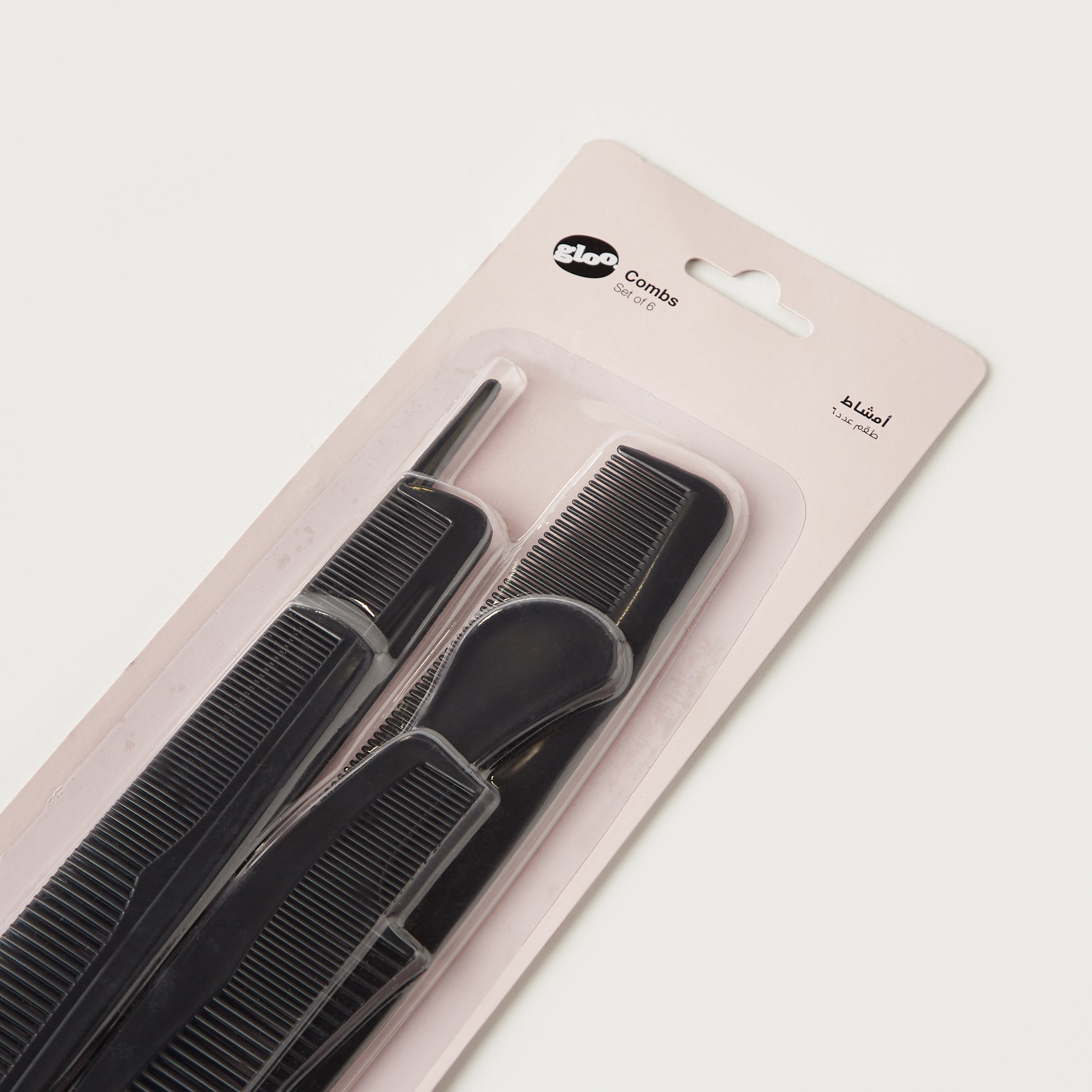 GLOO 6-Piece Solid Comb Set-beautyandpersonalcare-hair-stylingtools-hairbrushesandcombs-image-3