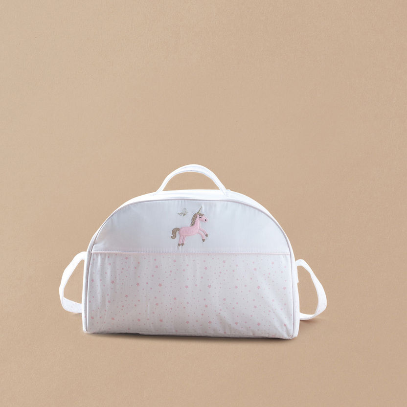 Giggles Embroidered Diaper Bag-Diaper Bags-image-0