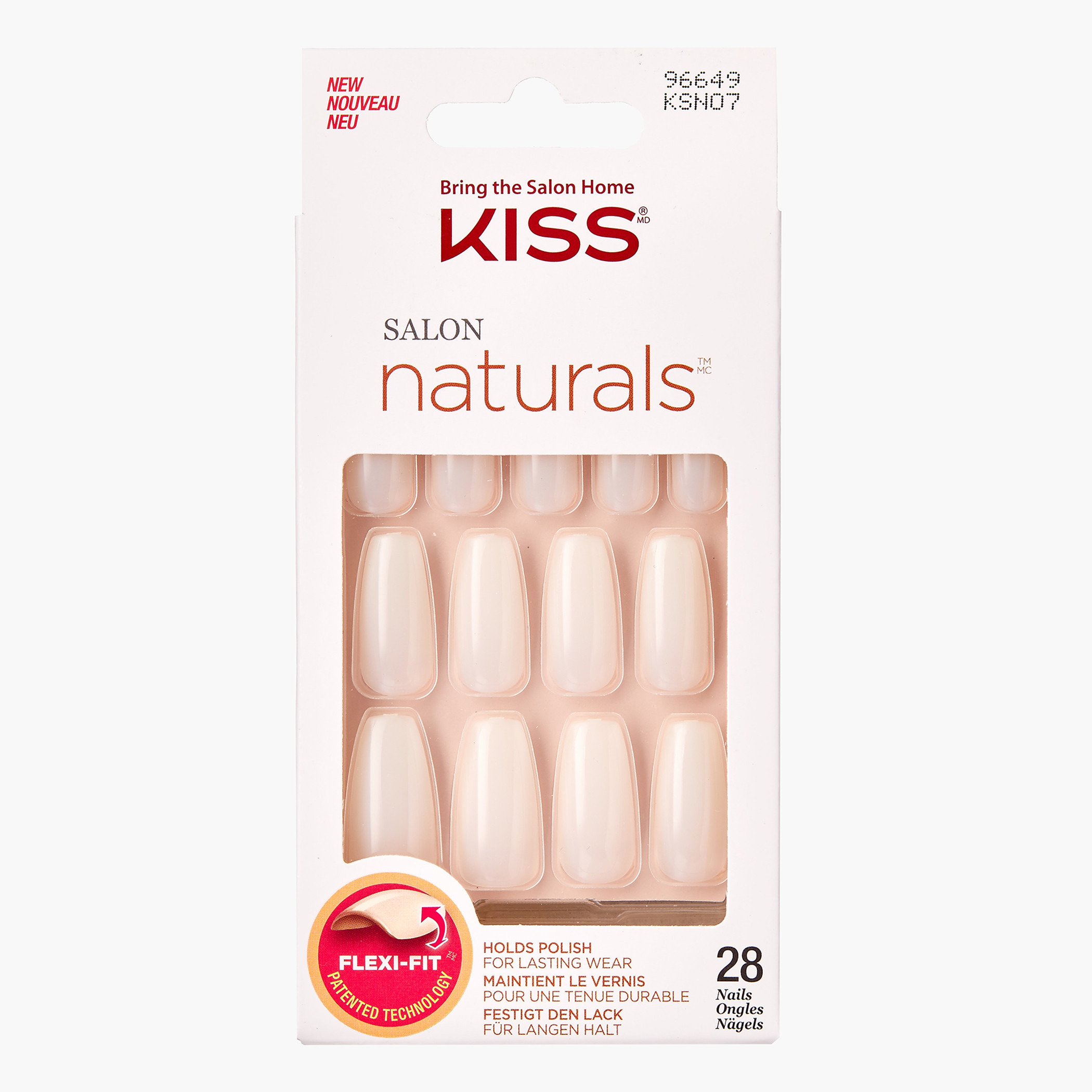 Kiss Cosmetics Salon Naturals Nails Set-beautyandpersonalcare-makeup-nails-artificialnails-image-1