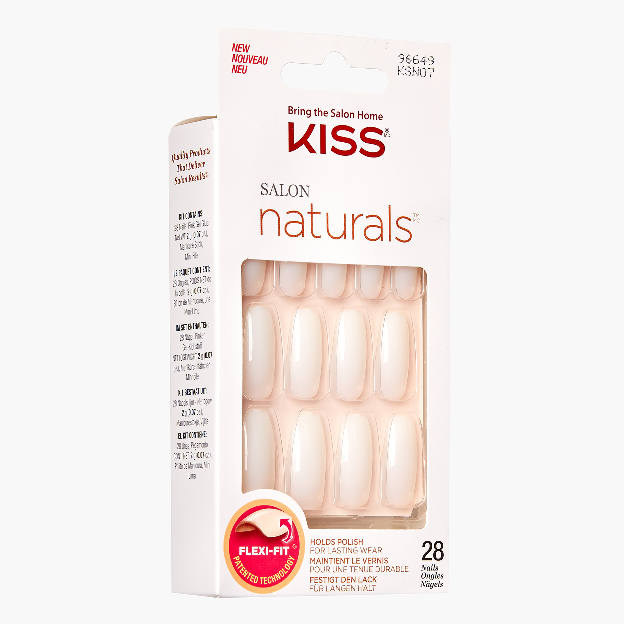 Kiss Cosmetics Salon Naturals Nails Set-beautyandpersonalcare-makeup-nails-artificialnails-image-2