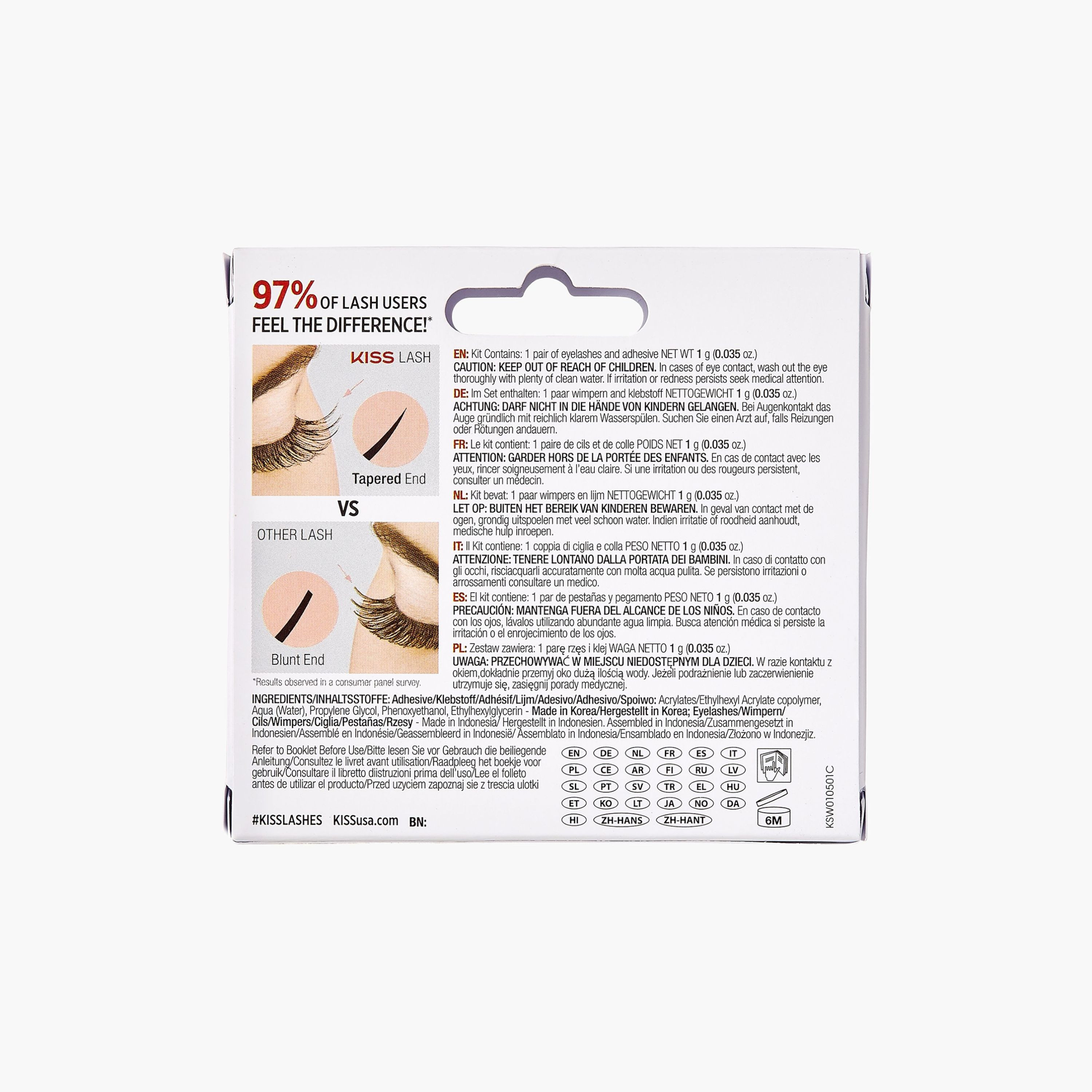 Kiss Cosmetics So Wispy Tapered Lashes-beautyandpersonalcare-makeup-eyes-falselashes-image-6