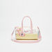 Disney Mickey and Minnie Mouse Print Colourblock Handbag-Girl%27s Bags-thumbnail-0
