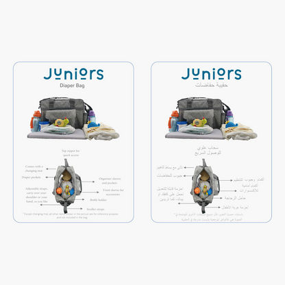 Juniors Printed Diaper Bag with Double Handles-Diaper Bags-image-7