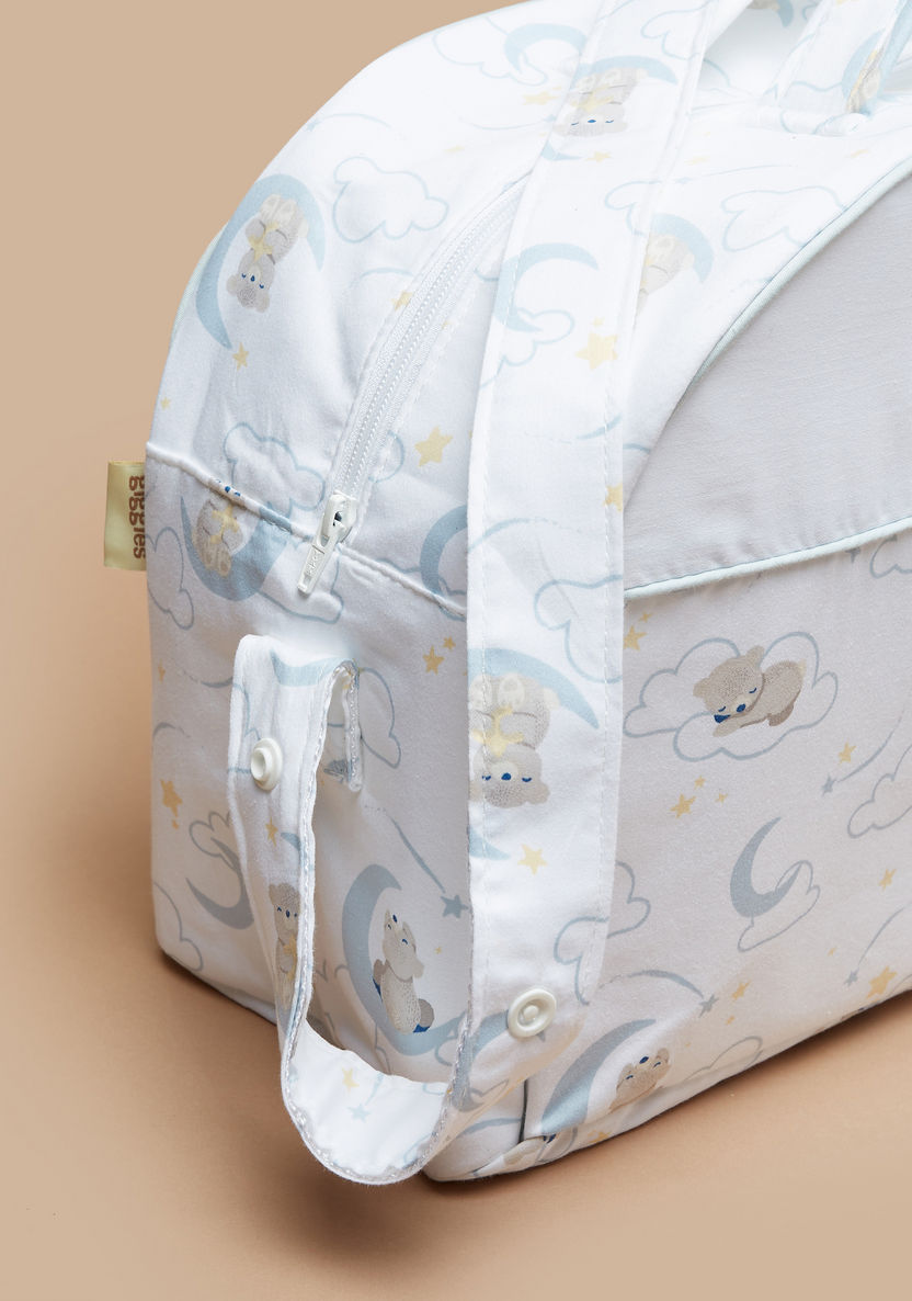 Giggles Printed Diaper Bag and Changing Mat Set-Diaper Bags-image-2