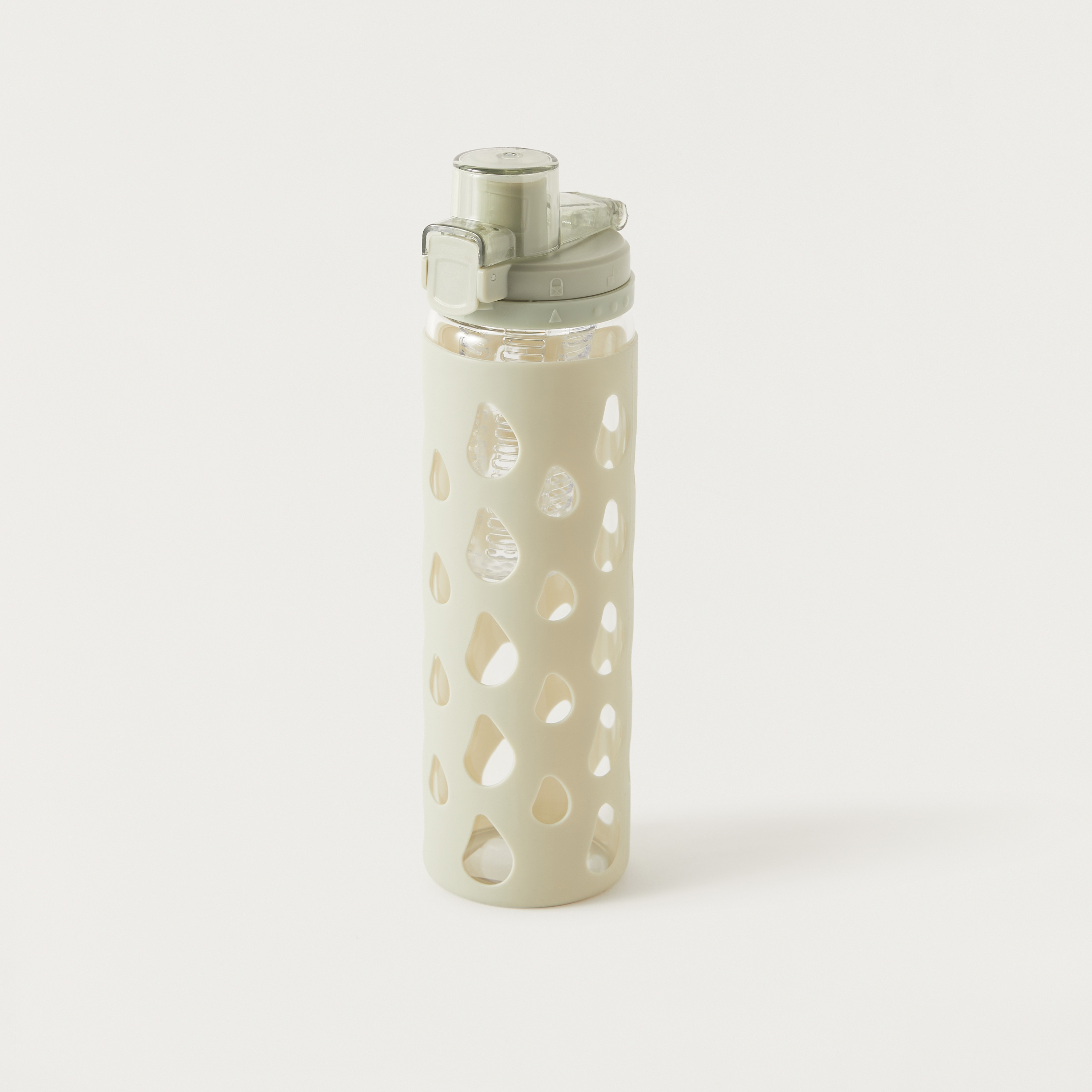 Glass Infuser Water Bottle with Sleeve - 500 ml-school-waterbottles-image-2