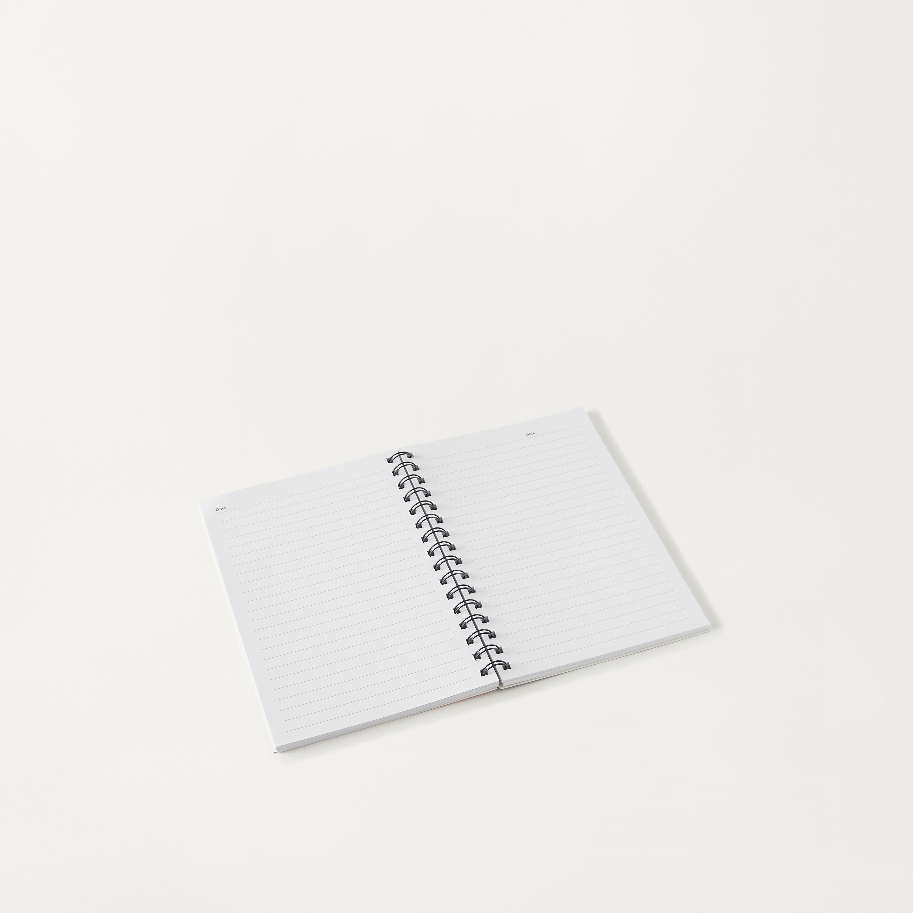 Slogan Print A5 Ruled Spiral Notebook-school-stationery-notebooks-image-4