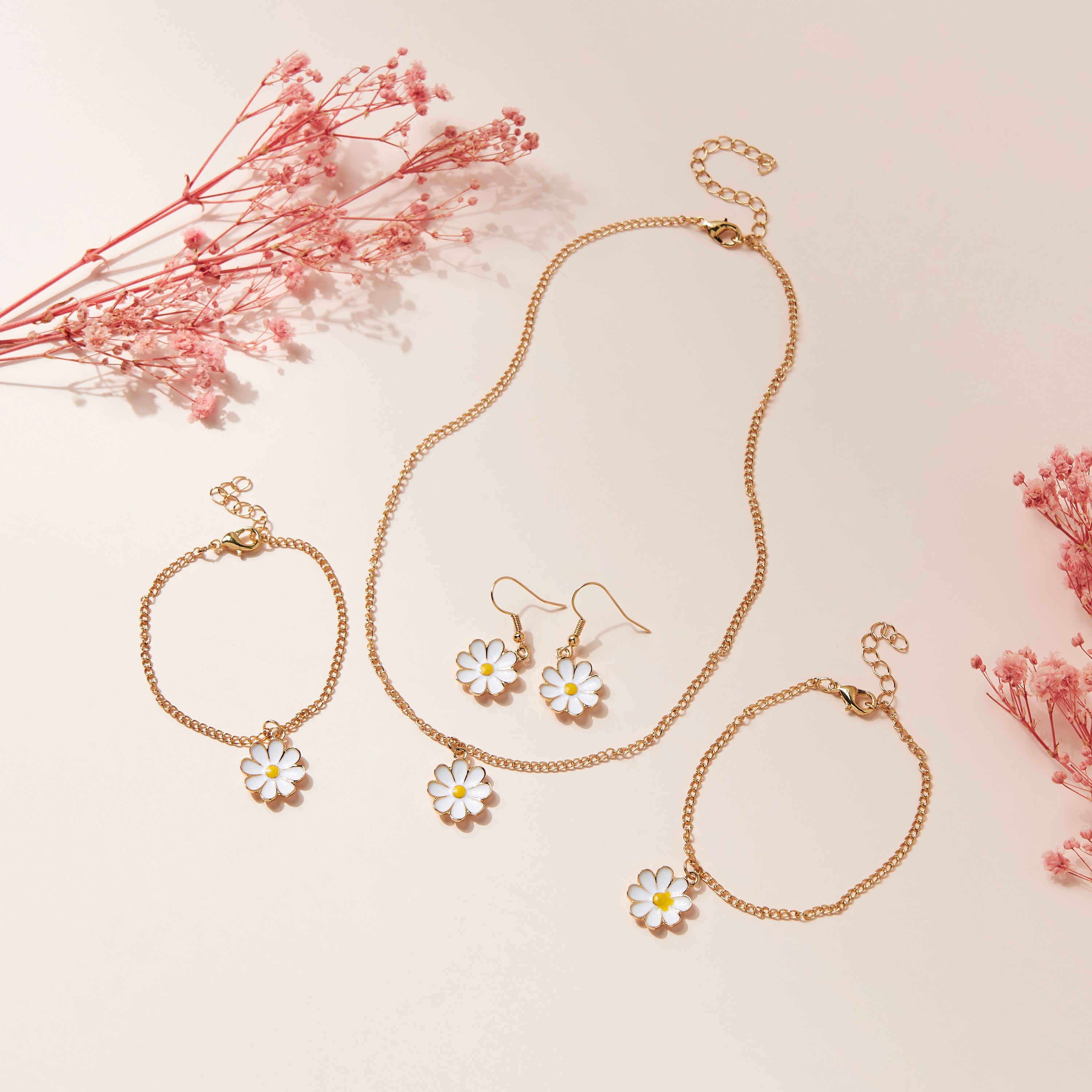 Buy Charmz Floral Accent 4 Piece Jewellery Set Online Babyshop UAE