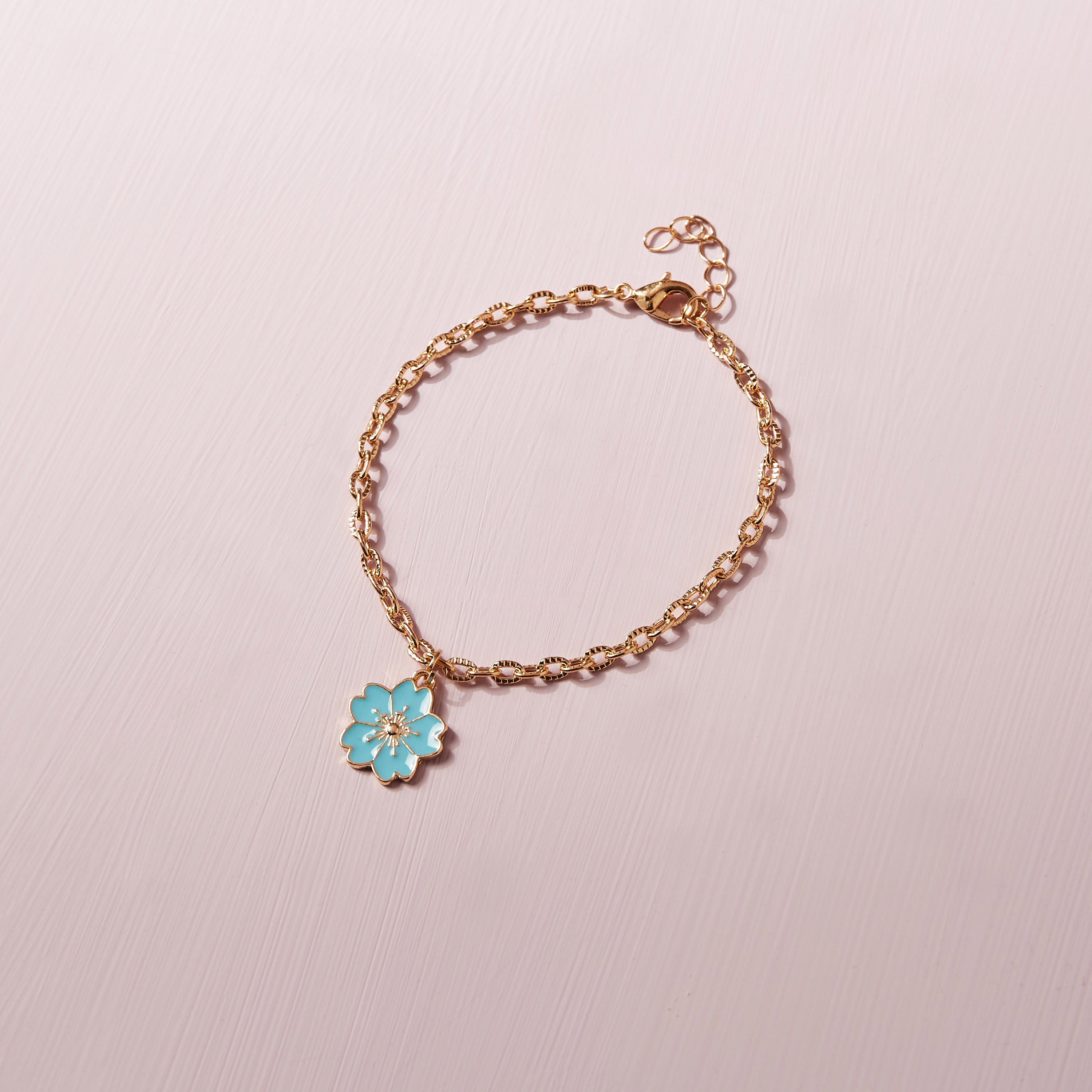 Charmz Floral Anklet with Lobster Clasp Closure-girls-accessories-jewellery-image-2