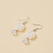 Charmz Embellished Flower Drop Earrings with Fish Hook-Jewellery-thumbnailMobile-1