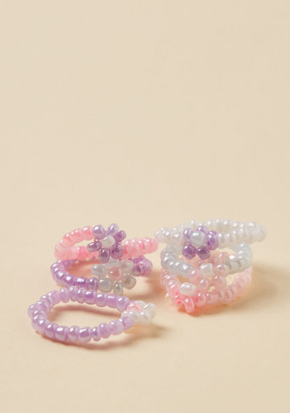 Charmz Beads Ring - Set of 6-Jewellery-image-2