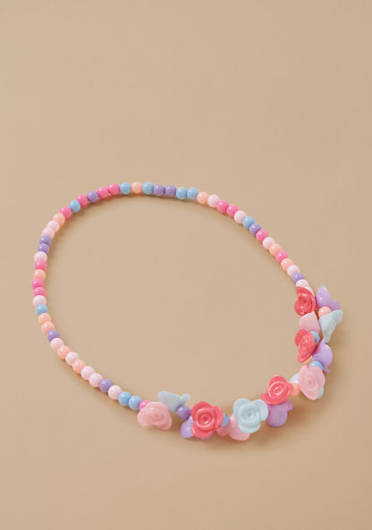 Charmz Beaded Necklace and Bracelet Set-Jewellery-image-1