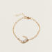 Charmz Crescent Accent Bracelet with Lobster Clasp Closure-Jewellery-thumbnailMobile-0